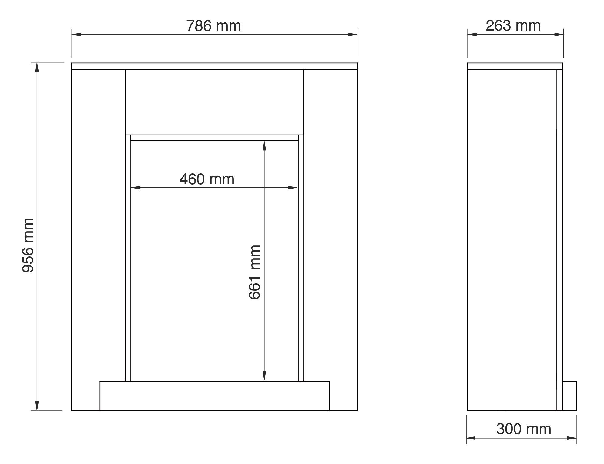 XARALYN Elektrokamin Hamar, inkl. elektrischem Kamineinsatz Elski & Heizung günstig online kaufen