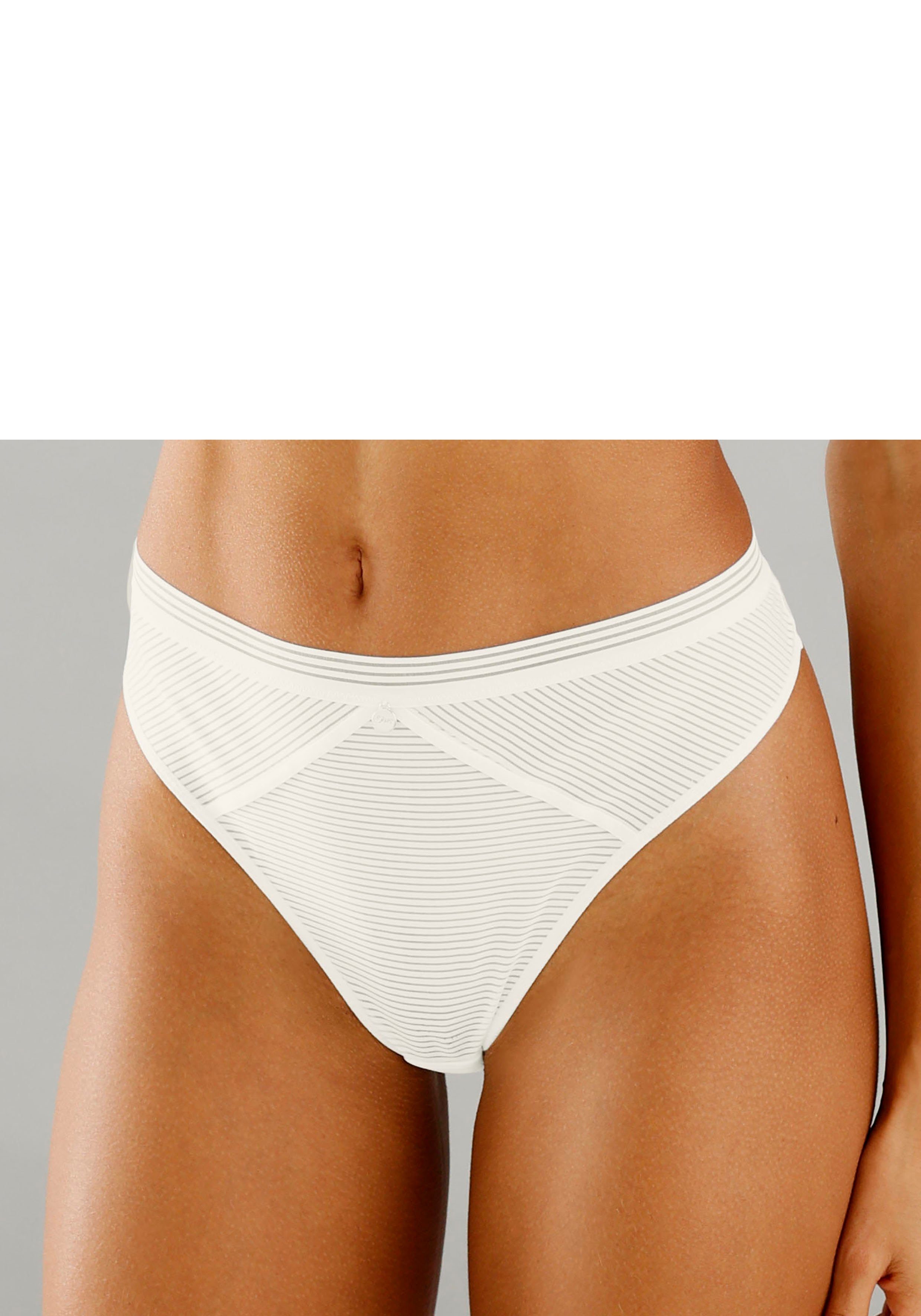 s.Oliver String Zoè mit schmalem Bund in Streifen-Optik