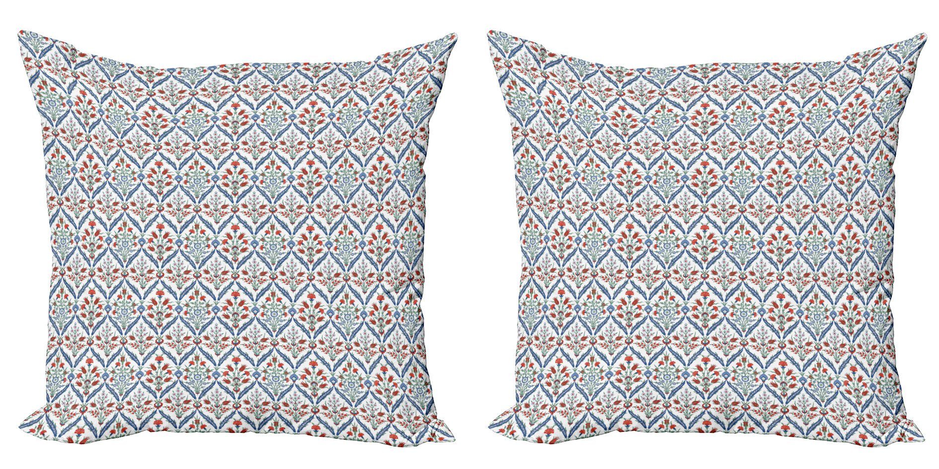 Doppelseitiger Modern Kissenbezüge Abakuhaus (2 Stück), Digitaldruck, Accent Jahrgang Blumenmuster