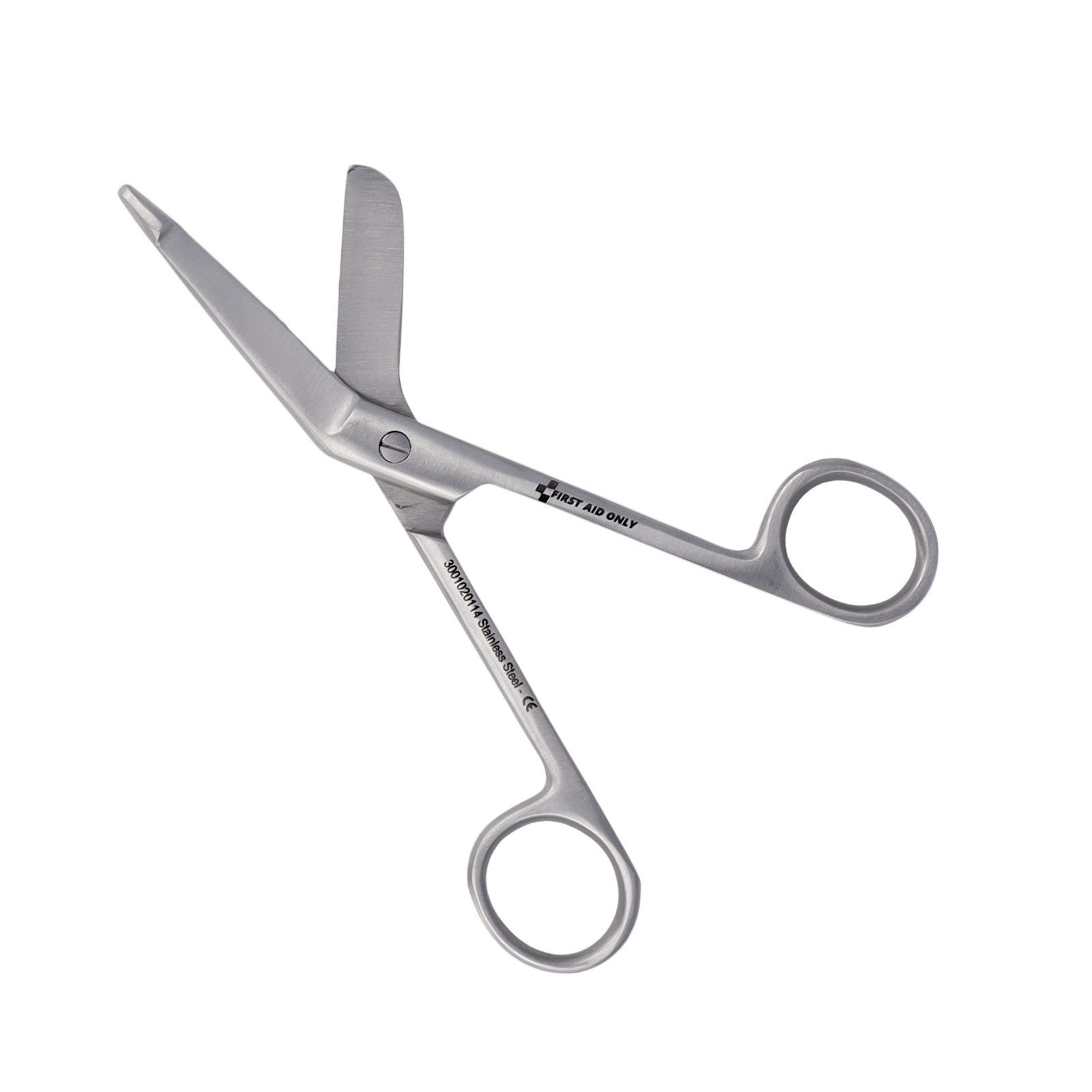 FIRST AID ONLY® Stoffscheren Listerschere 14cm, Verbandschere aus Edelstahl, CE-Kennzeichnung, Robust, langlebig, leicht zu reinigen