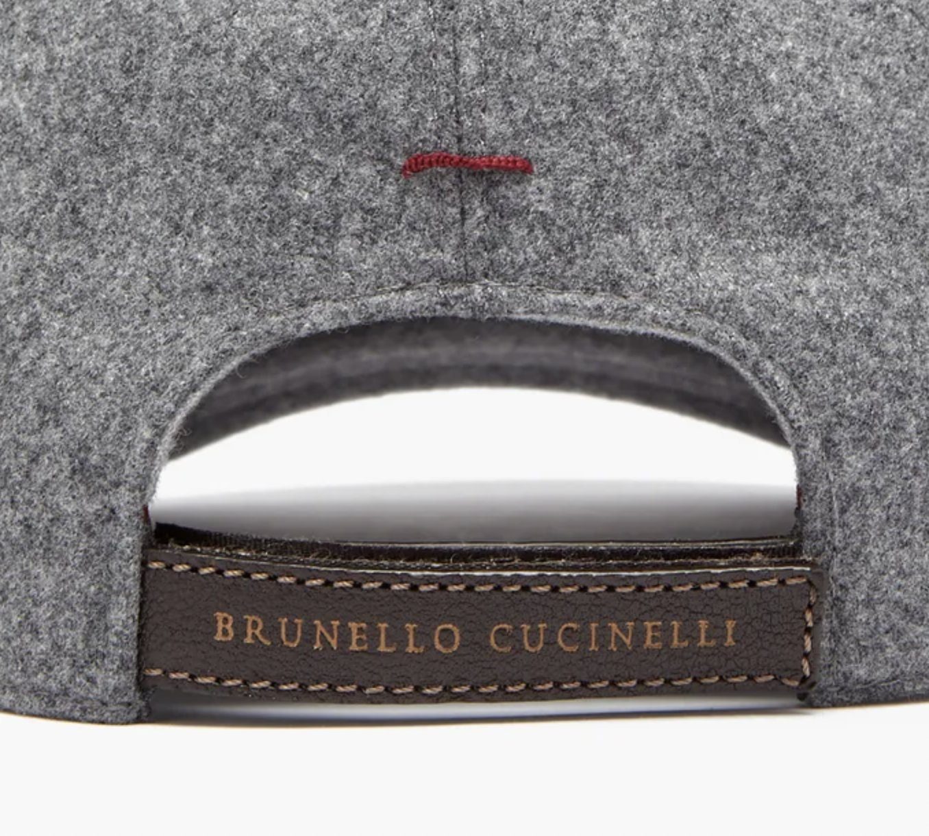 BrunelloCucinelli-Wool-Cap-Grey-S Cap Baseball BRUNELLO CUCINELLI