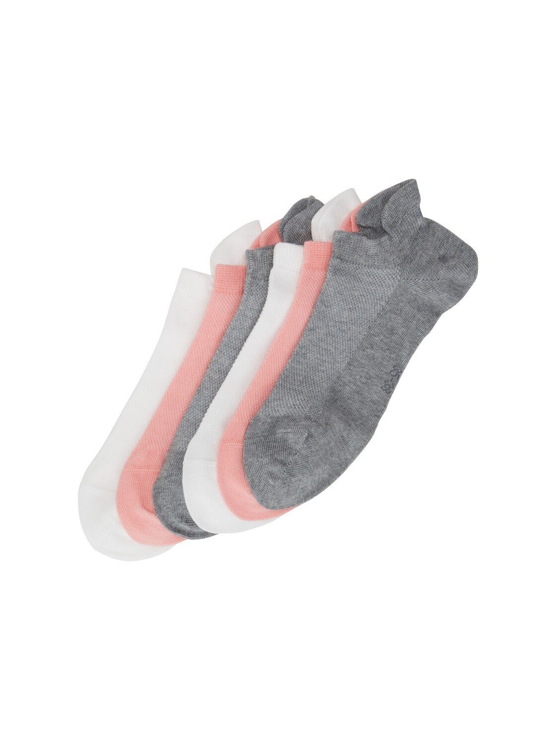 TOM TAILOR Шкарпетки Шкарпетки для кросівок im 6er-Pack (im Sechserpack)