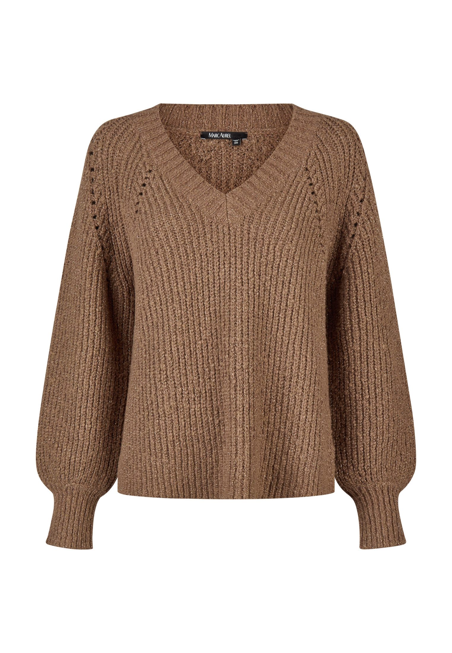 MARC AUREL Strickpullover V-Ausschnitt Pullover