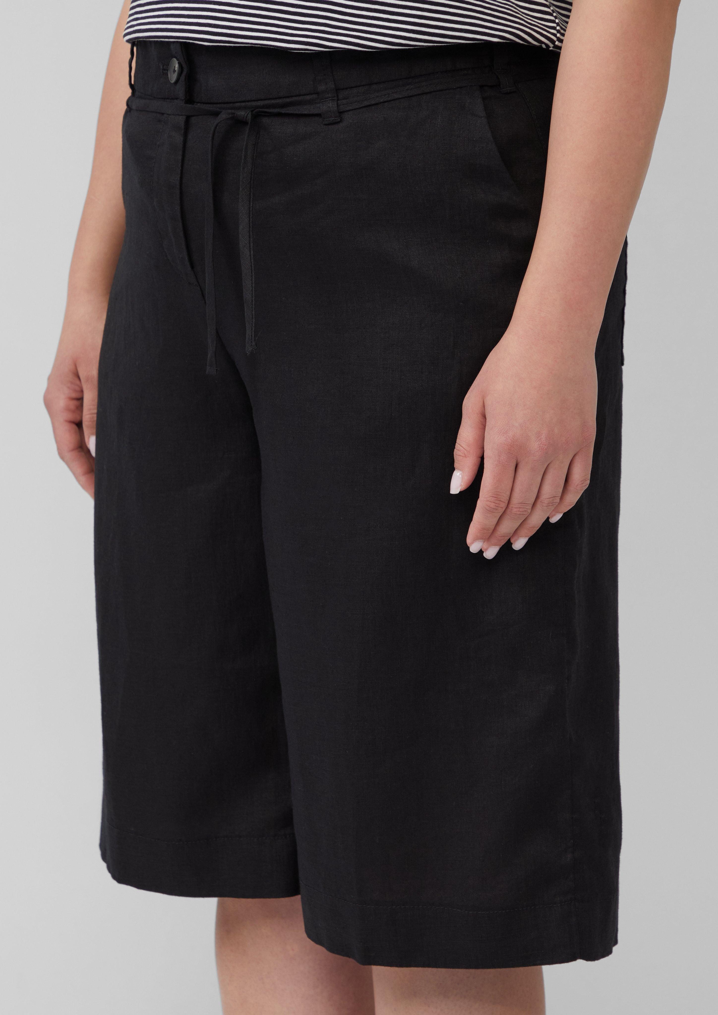 s.Oliver Shorts Leinen-Bermuda mit Formbund und günstig online kaufen