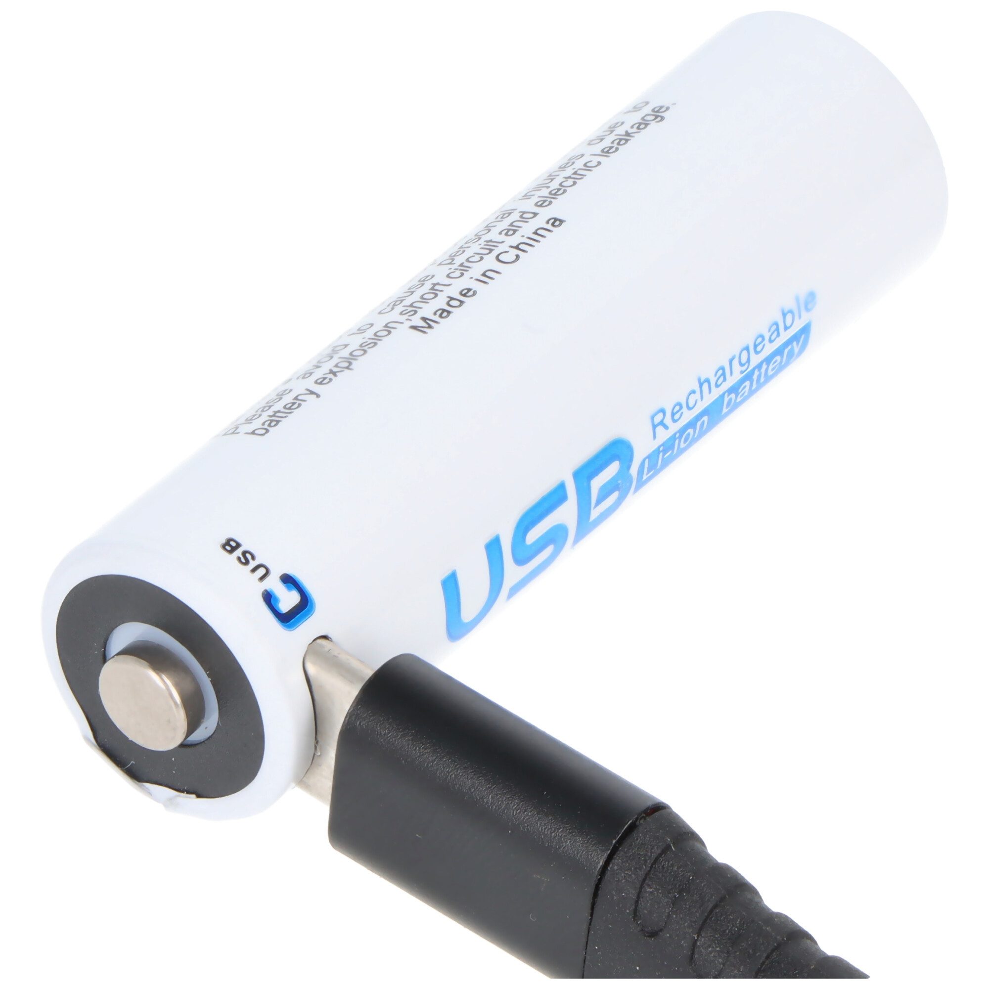 AccuCell Rundzelle 14500, AA, Li-ion, 1,5V, 1700mAh, 2,55Wh, mit USB-C Chargin Akku 1700 mAh (1,5 V)