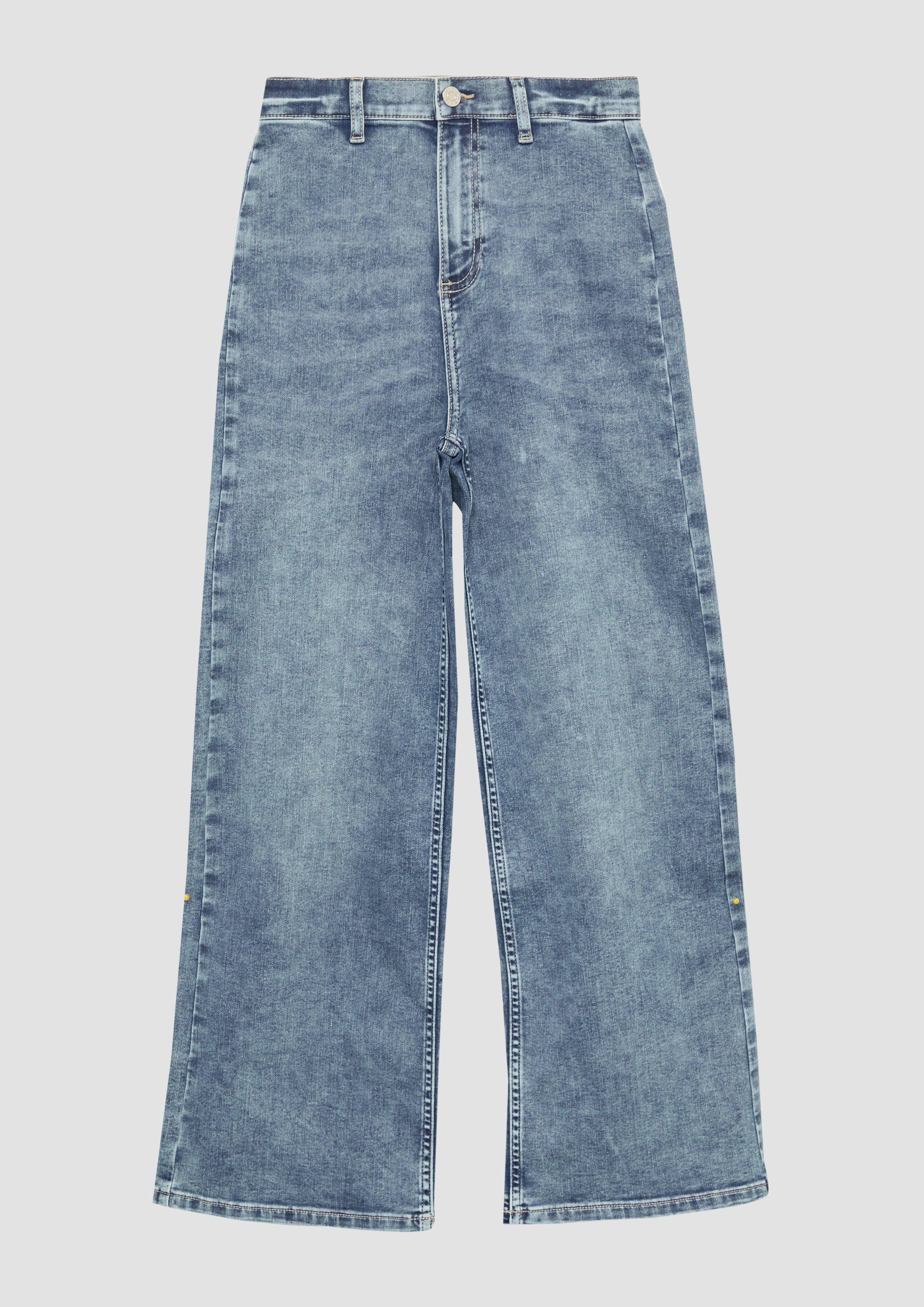 Stoffhose Jeans / Regular Fit / High Rise / Wide Leg