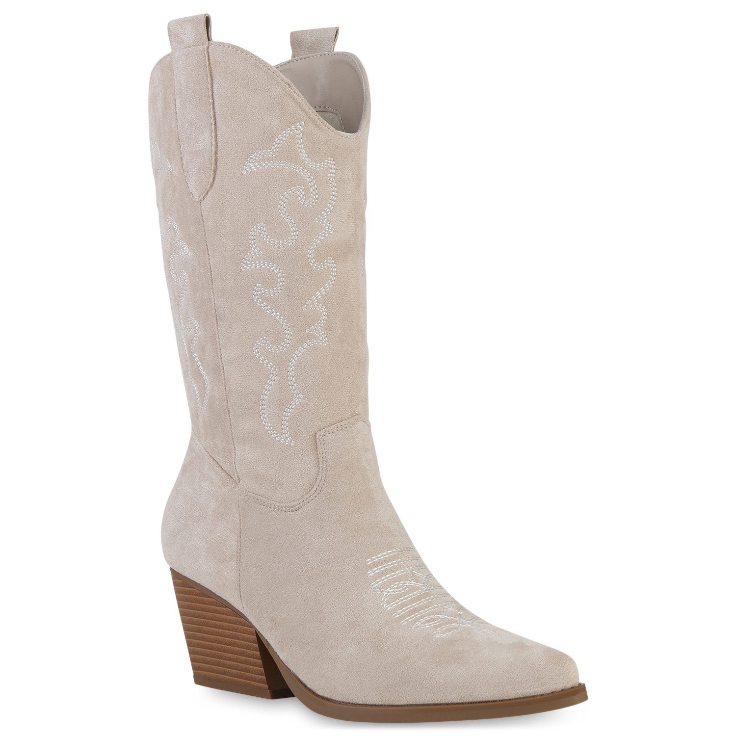 VAN HILL 839969 Cowboystiefel Bequeme Schuhe