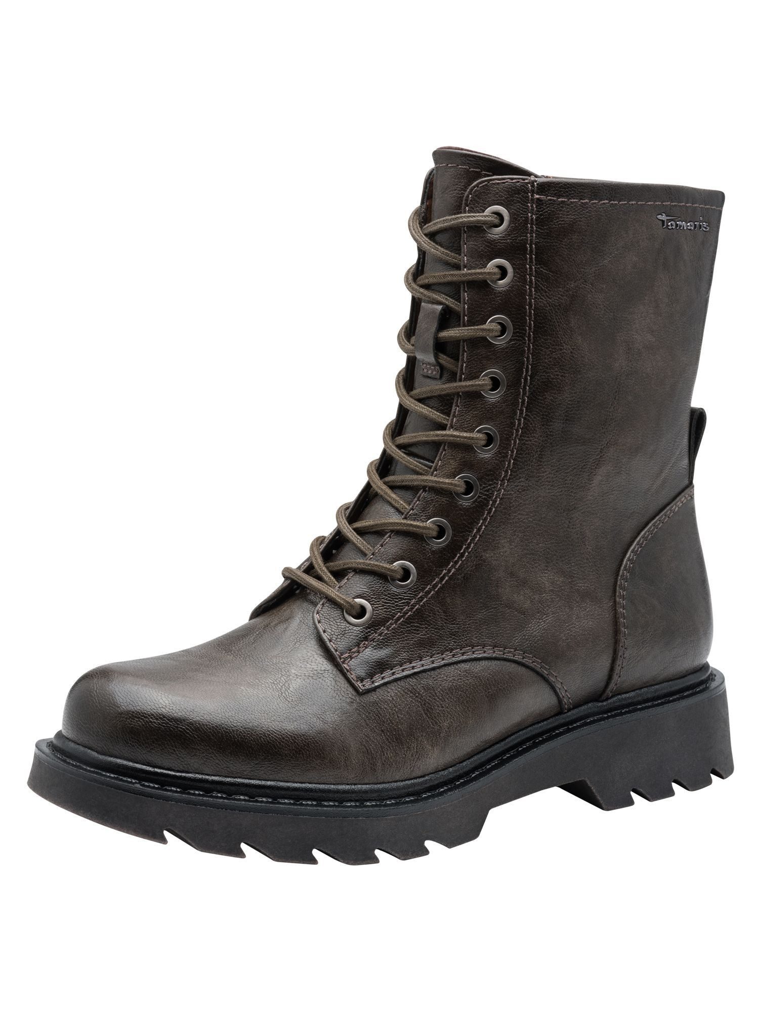Tamaris TOUCH-IT mit Absatz kein Absatz 1-25908-41 Schnürstiefelette TOUCH-IT