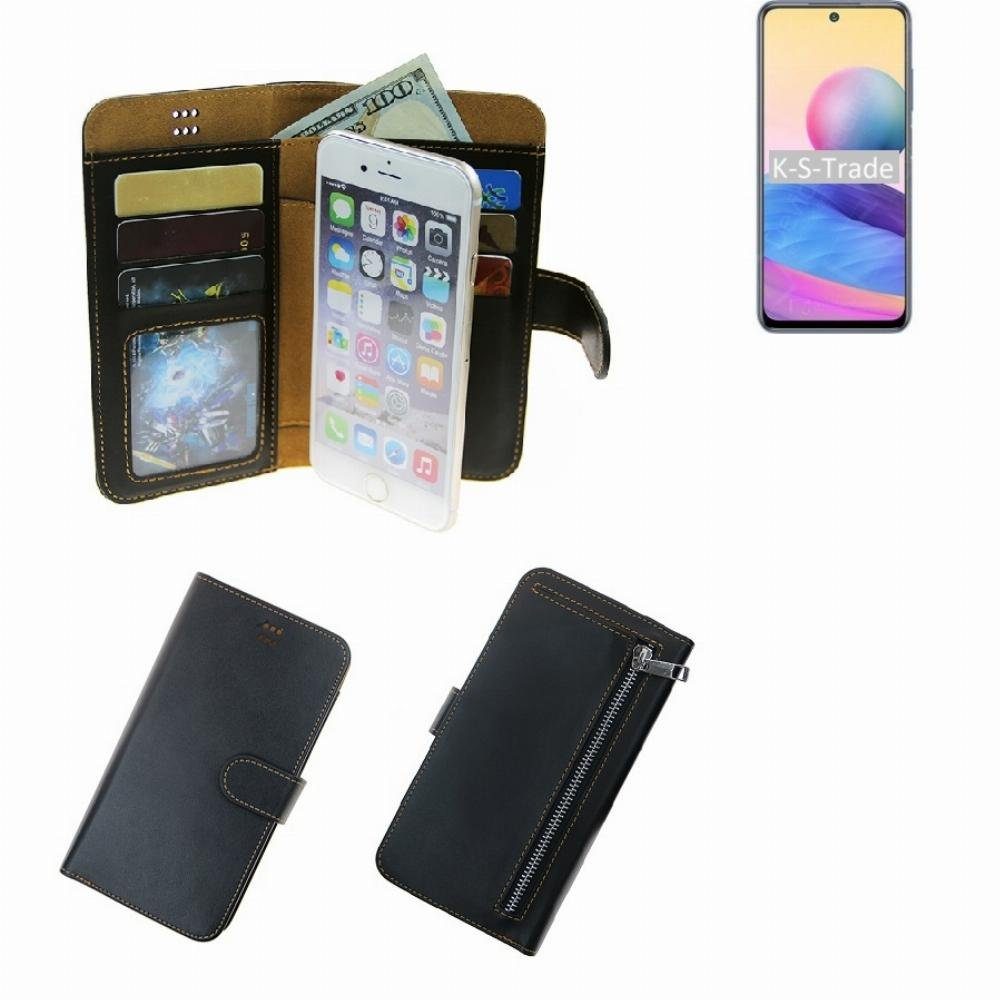 K-S-Trade Handyhülle für Xiaomi Redmi Note 10 5G, Schutz Hülle Klapphülle Case Phone cover Slim Handytasche Handy