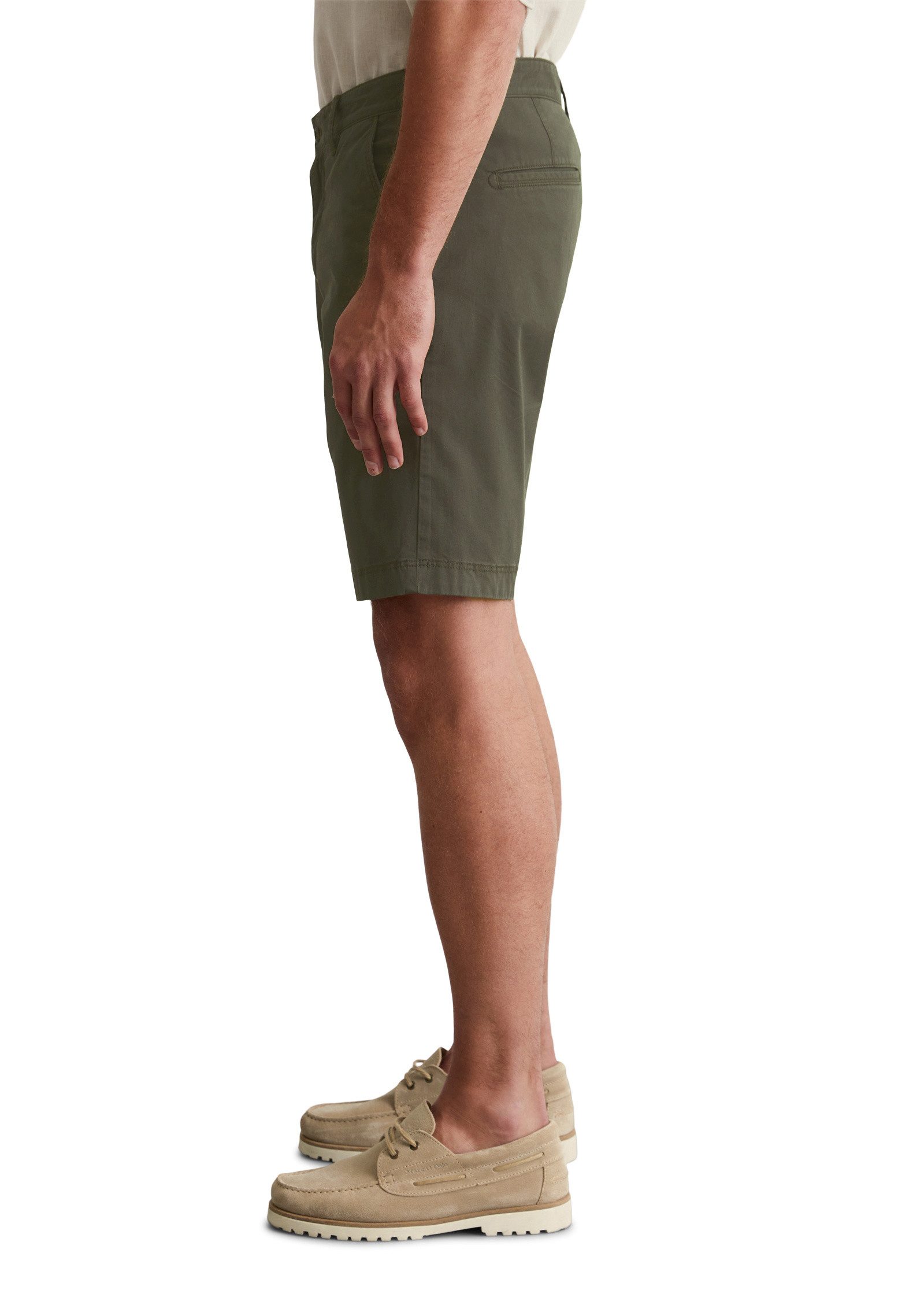 Marc O'Polo Shorts aus leichtem Bio-Baumwoll-Twill günstig online kaufen