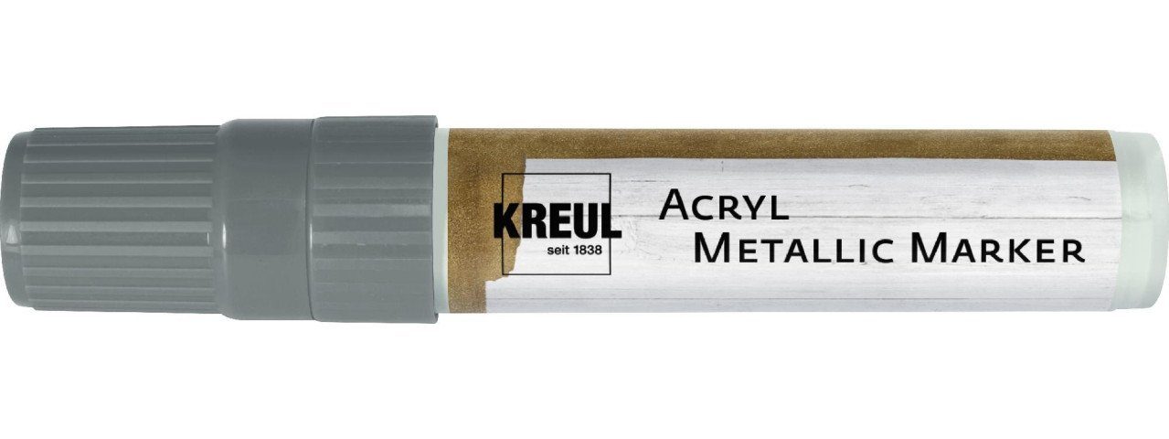 Kreul Acrylfarbe Kreul Acryl Metallic Marker XXL silber