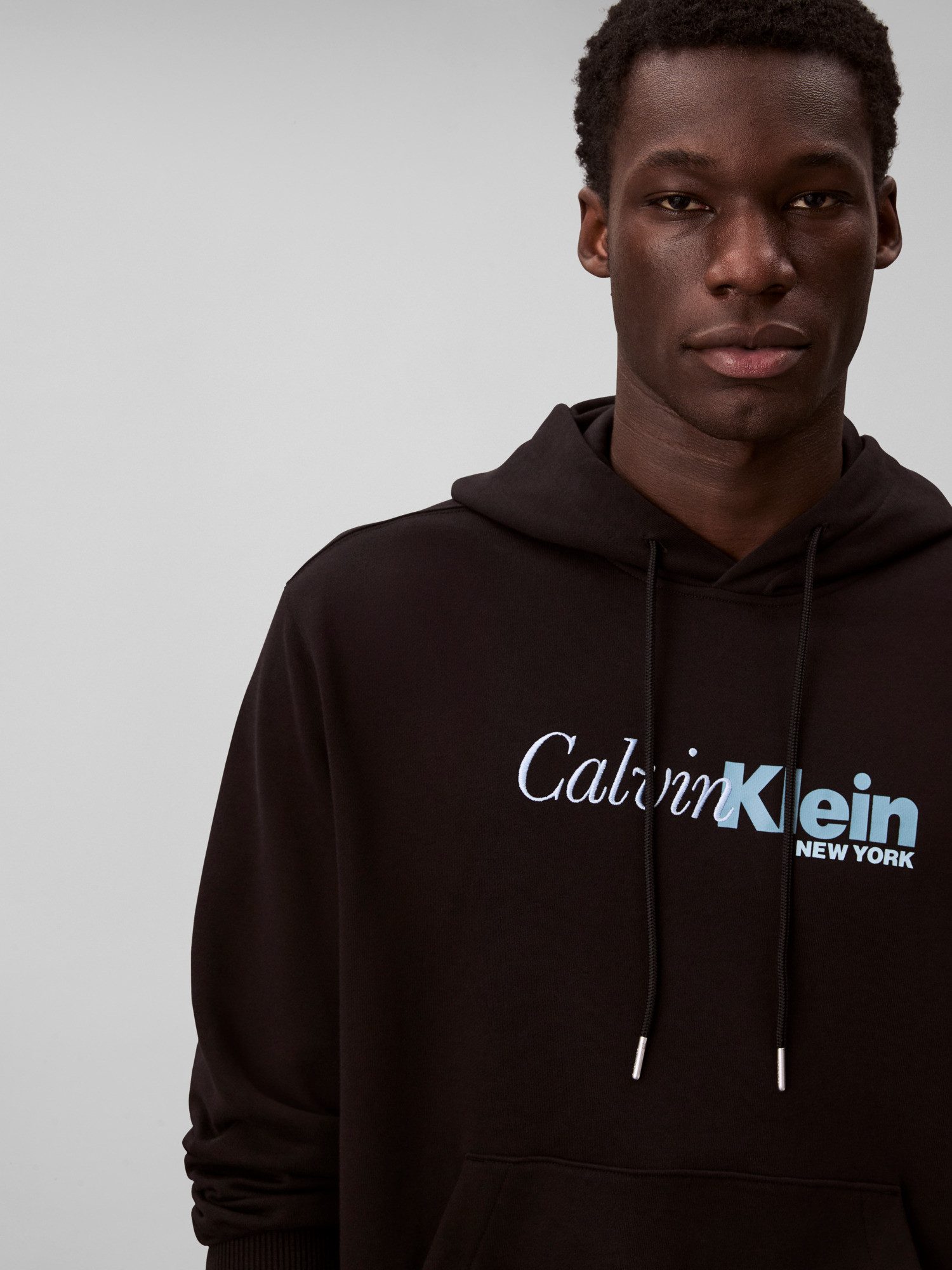 Calvin Klein Jeans Kapuzensweatshirt LS EU 350TERRY CURSIVE GRAPHIC H regular fit, Logo-Schriftzug – Bild 4 von 5