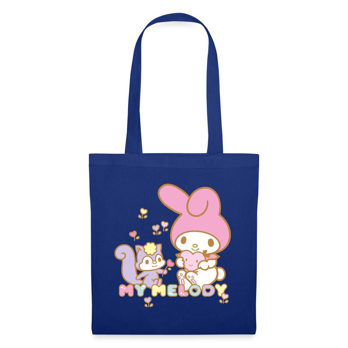 Henkeltasche My Melody Pflückt Mit Risu Herzblümchen Stoffbeutel