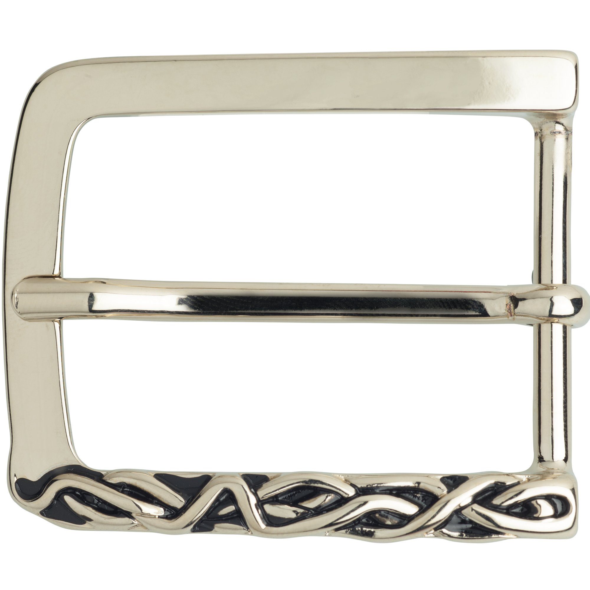 FREDERIC HERMANO Gürtelschnalle 35mm Metall Gold - Buckle Tresse - 332907720020 Austausch Wechsel Schnalle für Wechselgürtel Riemen