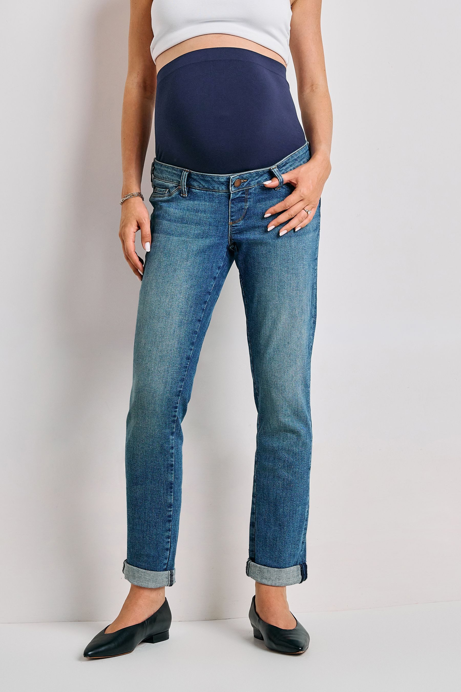 Seraphine Umstandsjeans Seraphine Relaxed Umstands-Jeans Regular (1-tlg)