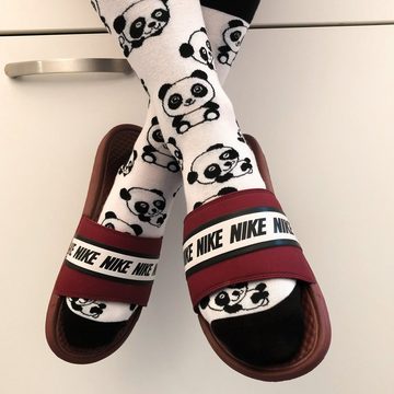 TwoSocks Freizeitsocken Panda Socken lustige Socken Herren & Damen, Einheitsgröße