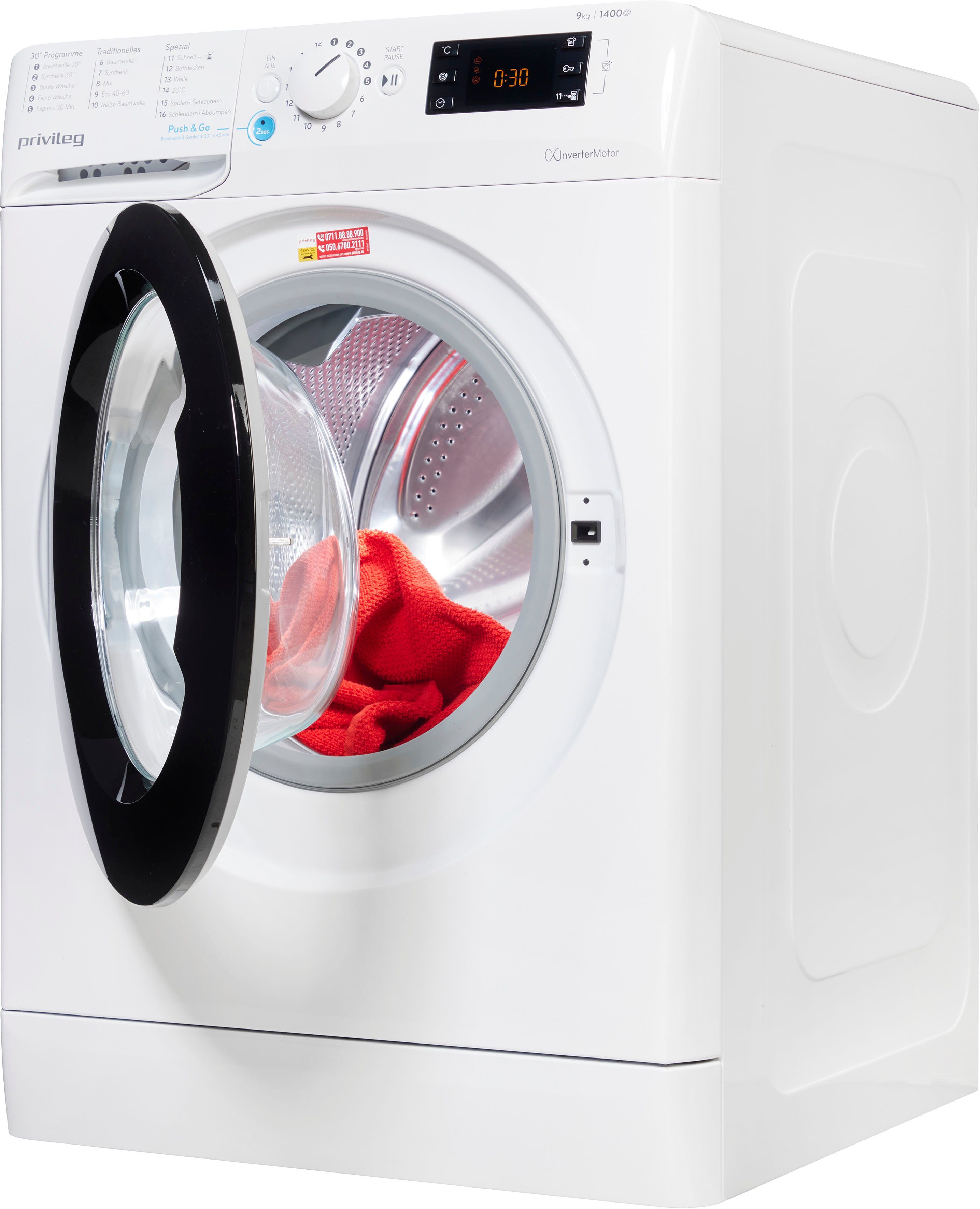 Privileg Waschmaschine PWF X 9 N, 1400 U/min 953 kg