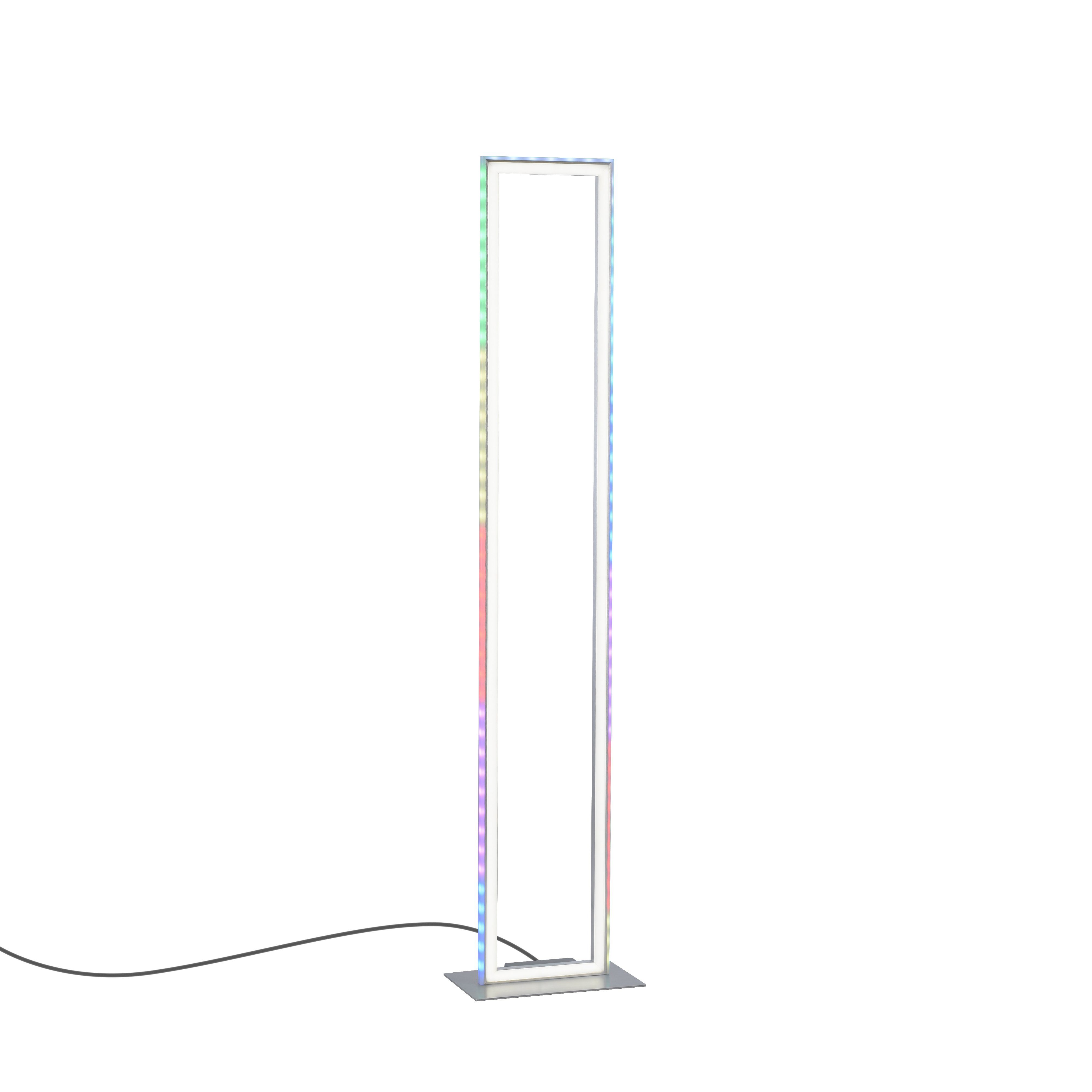 Leuchten Direkt Stehlampe warmweiß LED Infrarot über CCT integriert, inkl.,Schalter - FELIX60, Fernbedienung, RGB-Rainbow, LED, - kaltweiß, fest