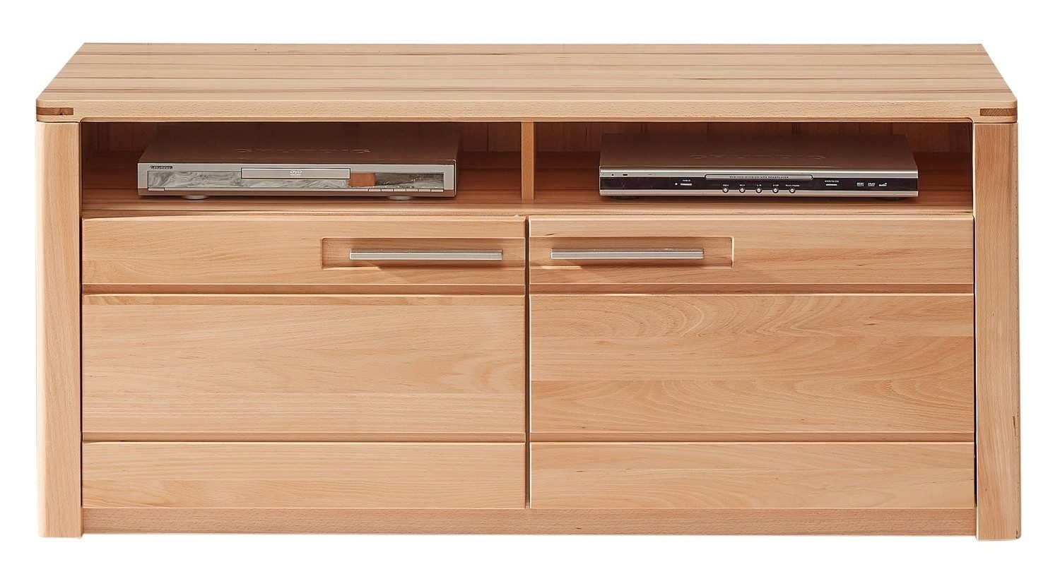 Innostyle Lowboard NATURE ONE, Kernbuche teilmassiv, 2 Holztüren, Soft-Close, 2 Ablagefächer, B 131 x H 58 x T 45 cm