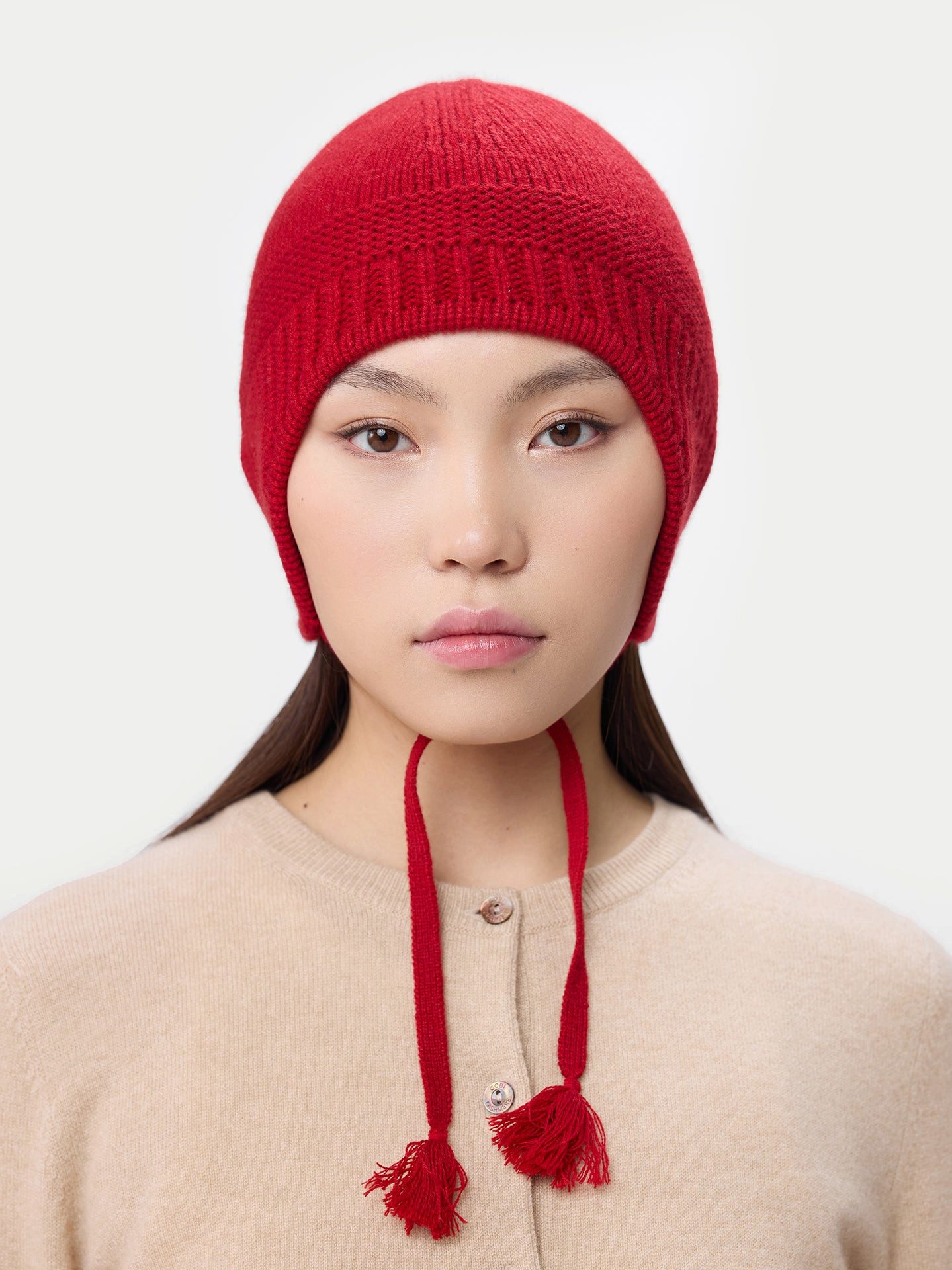 GOBI Cashmere Beanie Ultimate Warmth Strick-Bindemütze