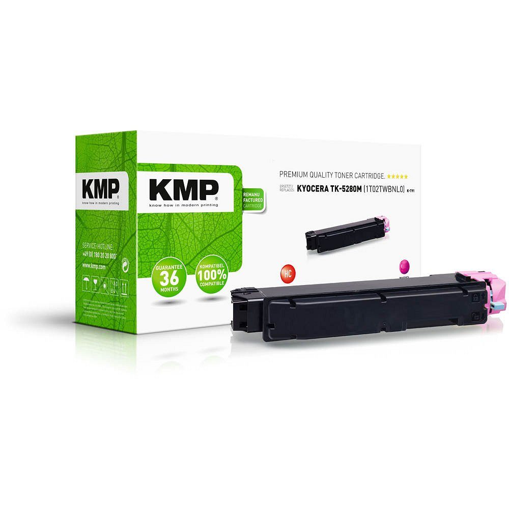 KMP Tonerkartusche 1 Toner K-T91 ERSETZT Kyocera TK-5280 - magenta, (1-St)