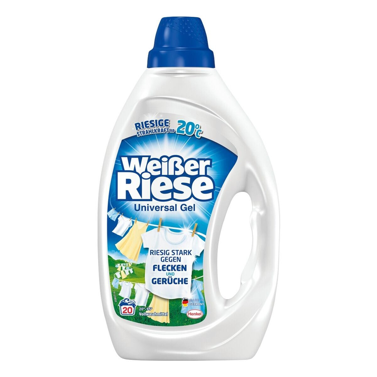 Weißer Riese Universal Gel Vollwaschmittel (20 WL / 900 ml)