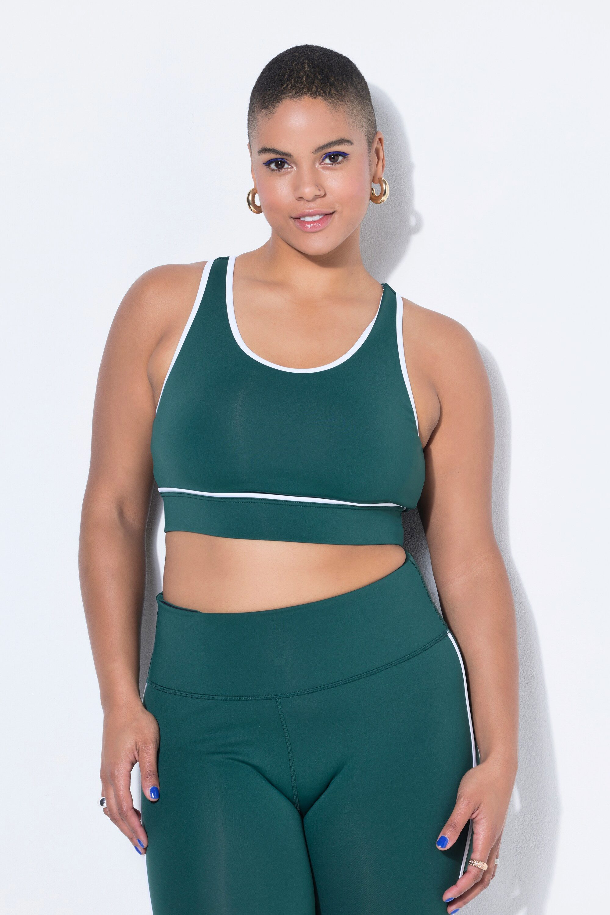 Studio Untold Sport-BH Sport-BH Kontrastpaspel Mesh-Futter
