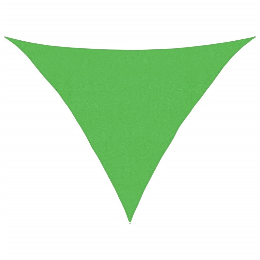 vidaXL Sonnensegel Sonnensegel 160 g/m² Hellgrün 4x4x5,8 m HDPE, (1-tlg)