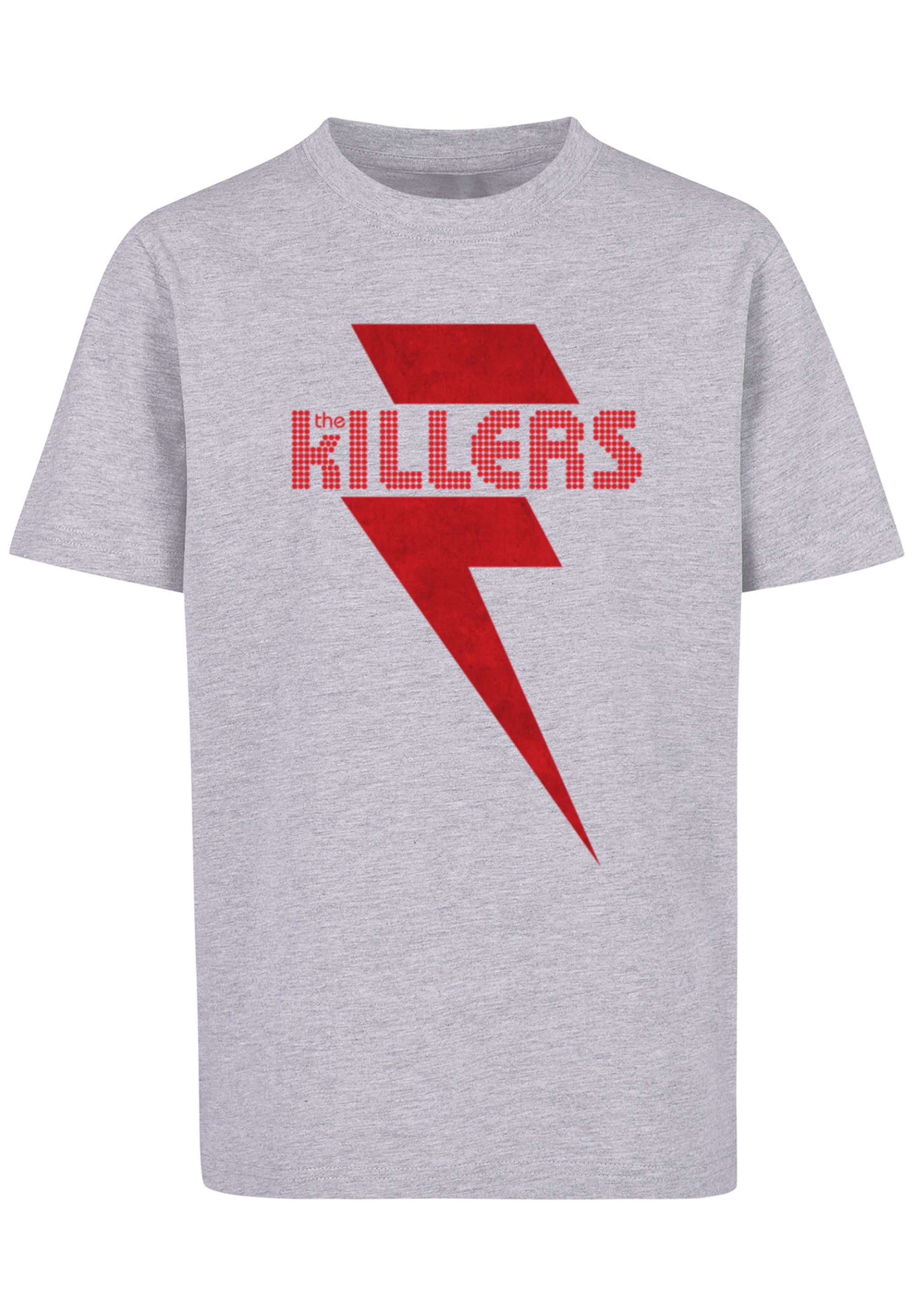 Bolt heather Killers Print The Band T-Shirt grey Red F4NT4STIC Rock