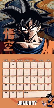 Danilo Wandkalender Dragon Ball Z Kalender 2024 ink. Miniposter