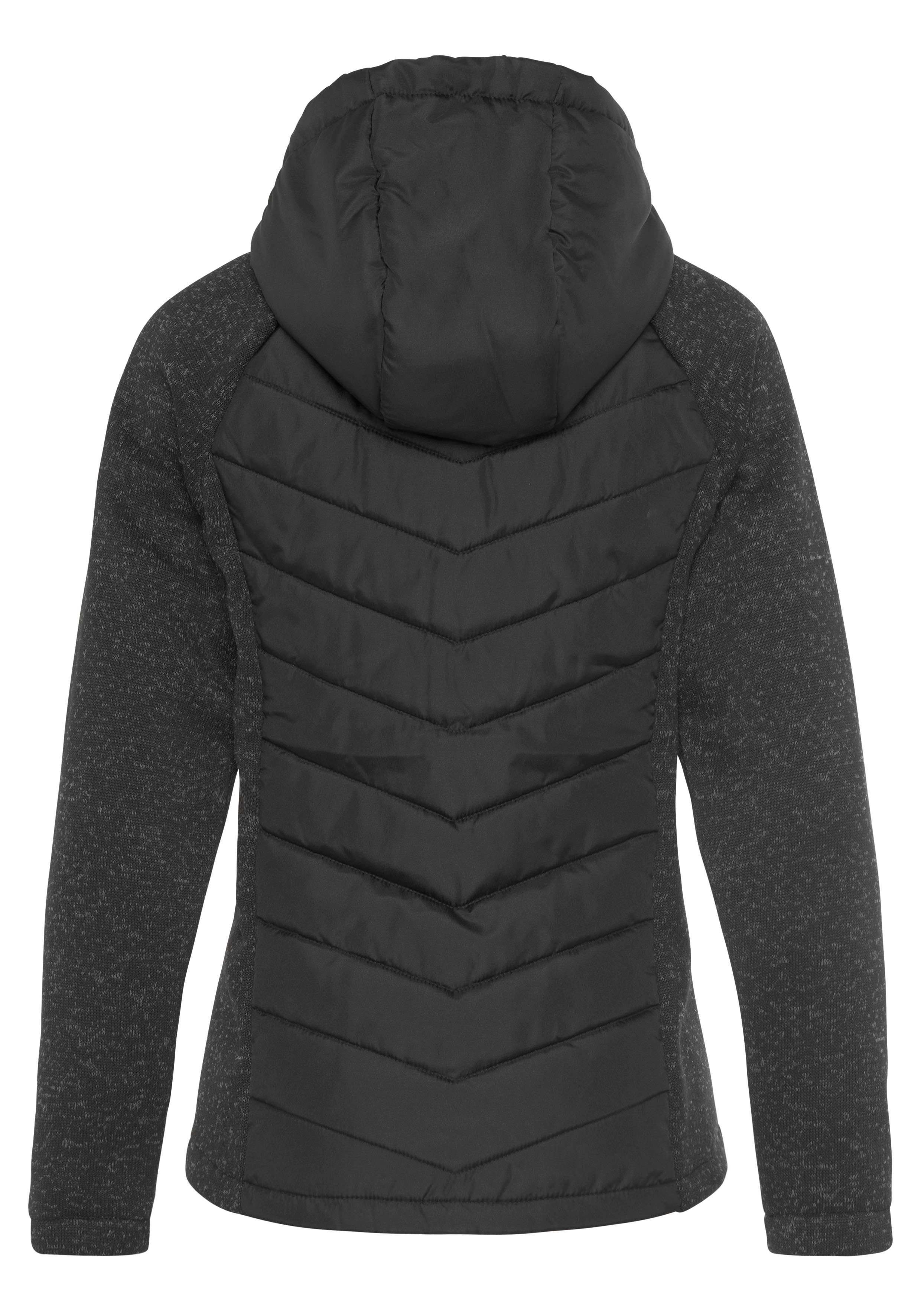 Vivance Steppjacke mit Strickfleece-Ärmeln