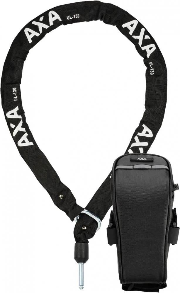 AXA Fahrradtasche AXA Kit ULC 130 mit Satteltasche 130 - sicheres Kettenschloss-Set für