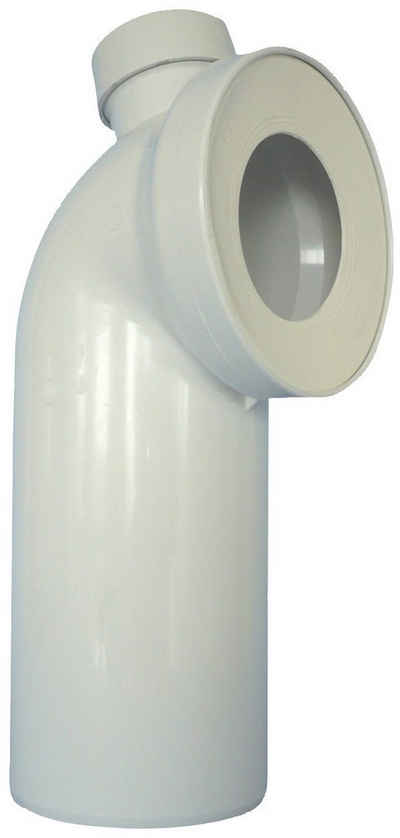 CORNAT WC-Ablaufbogen, Bogen, 110 mm, 90 °, mit Stutzen 40/50 mm