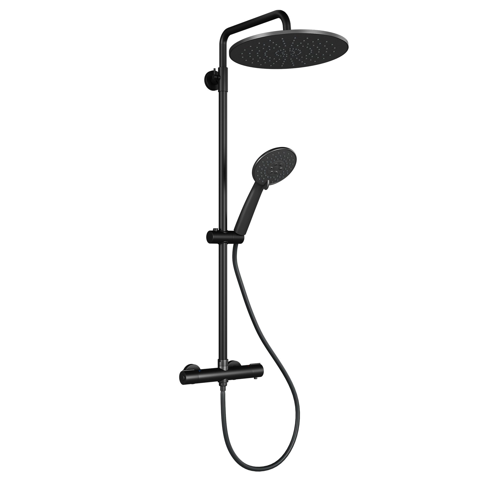 GarveeMore Brausegarnitur Duschsystem mit Thermostat 38℃ Duschset Regendusc günstig online kaufen