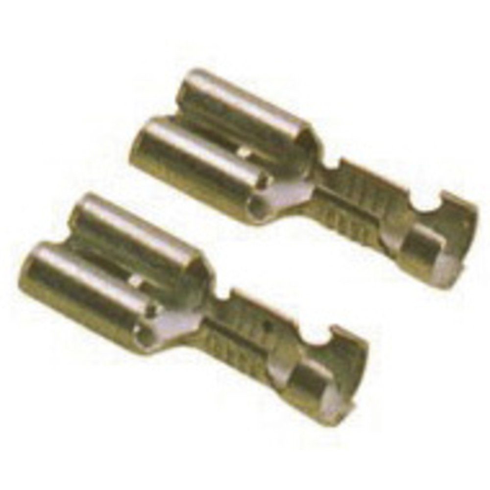 LAPP Flachsteckhülsen LAPP 63501010 Flachsteckhülse mit Rastung Steckbreite: 6.3 mm Steckdic, B 638 F