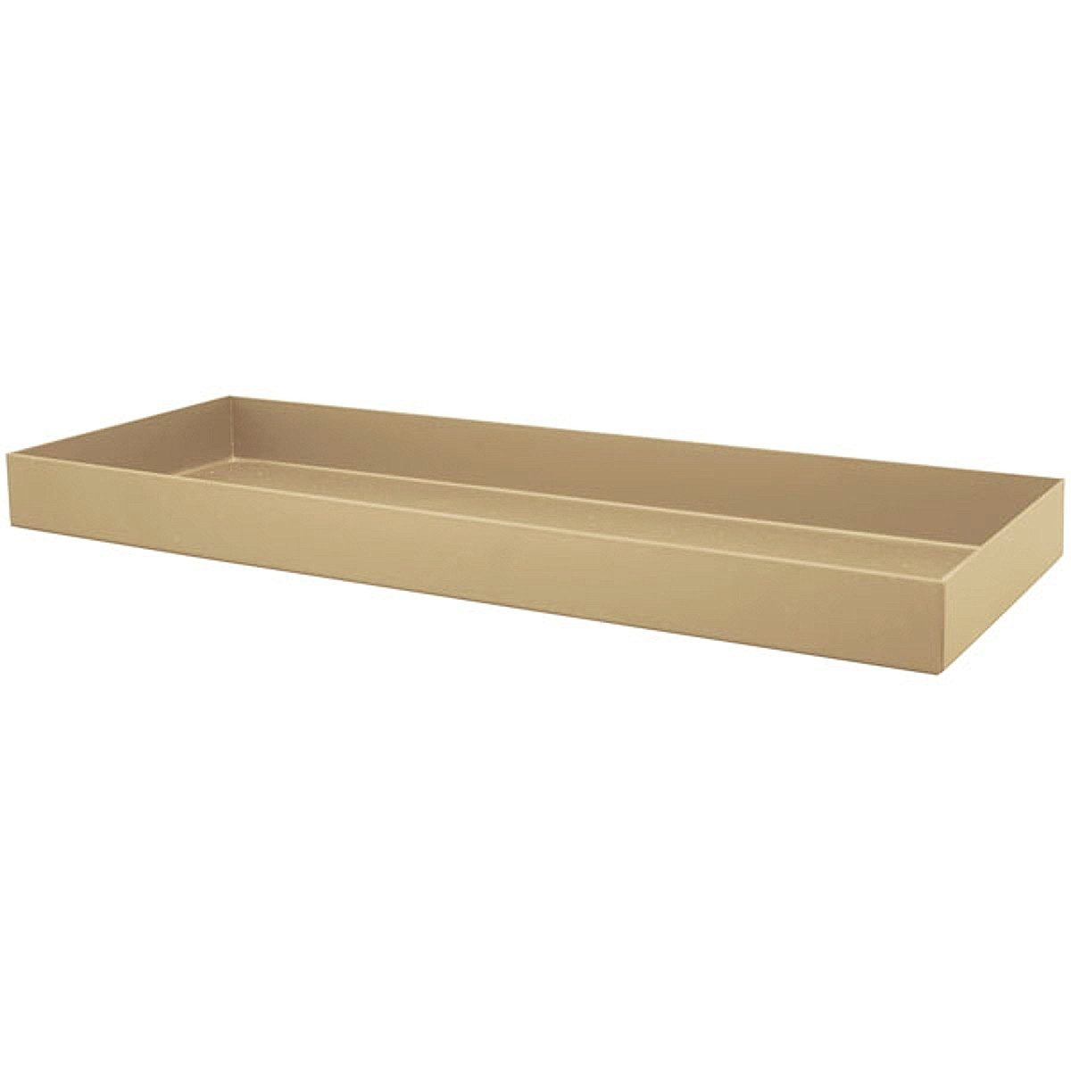 Macosa Home Dekotablett Metall cremefarben 45 cm rechteckig (modern creme, Serviertablett Obsttablett Wohnaccessoire), Deko Tisch Dekoration Metalltablett