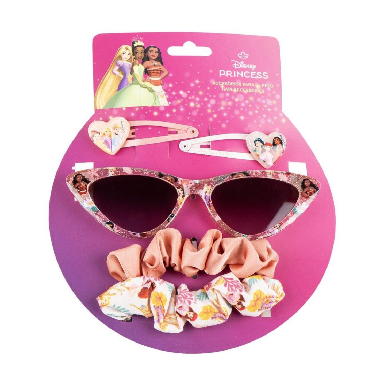 Disney Sonnenbrille Disney Sonnenbrille & Haargummi Stylisches Set für kleine Fans