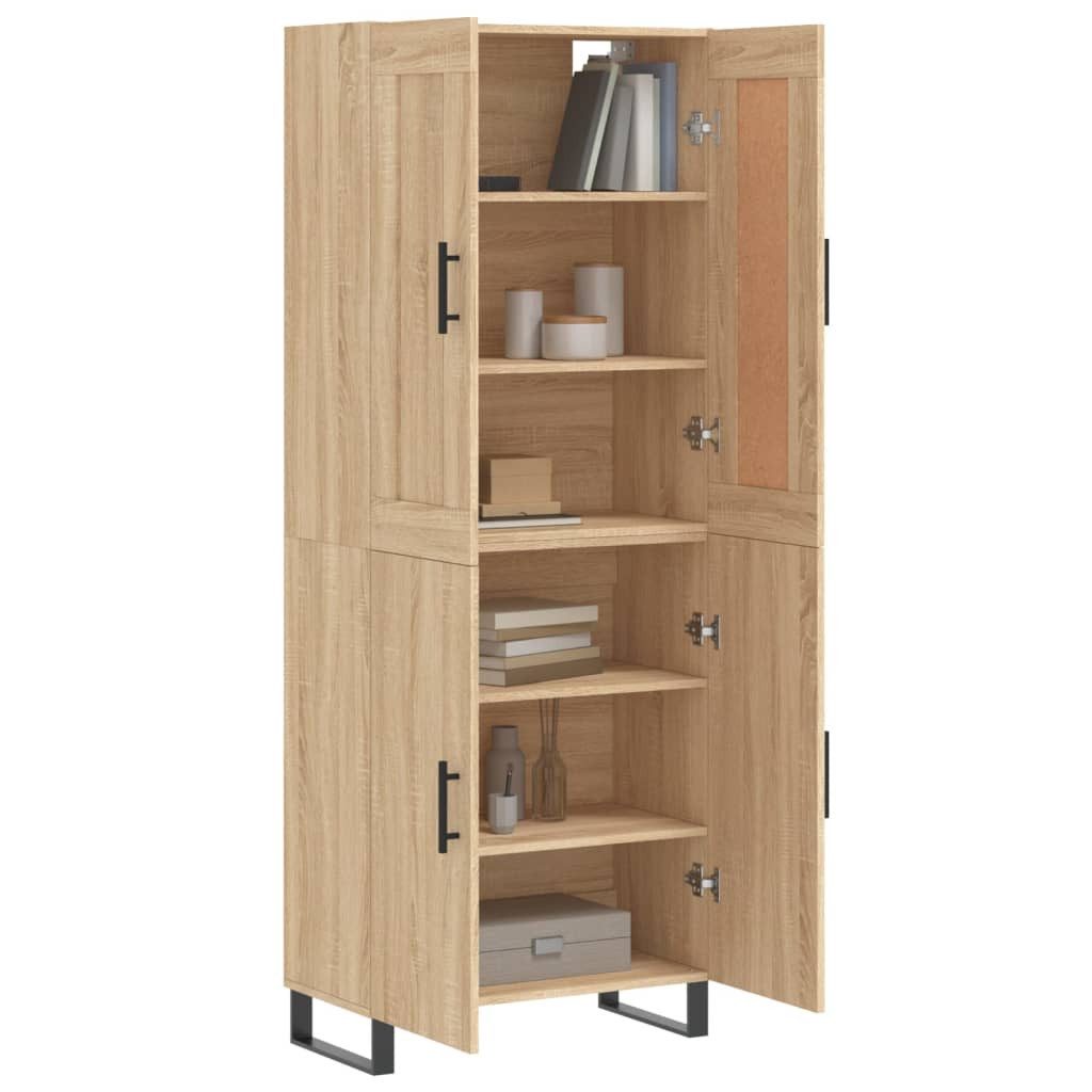 vidaXL Highboard Highboard Sonoma-Eiche 69,5x34x180 cm günstig online kaufen