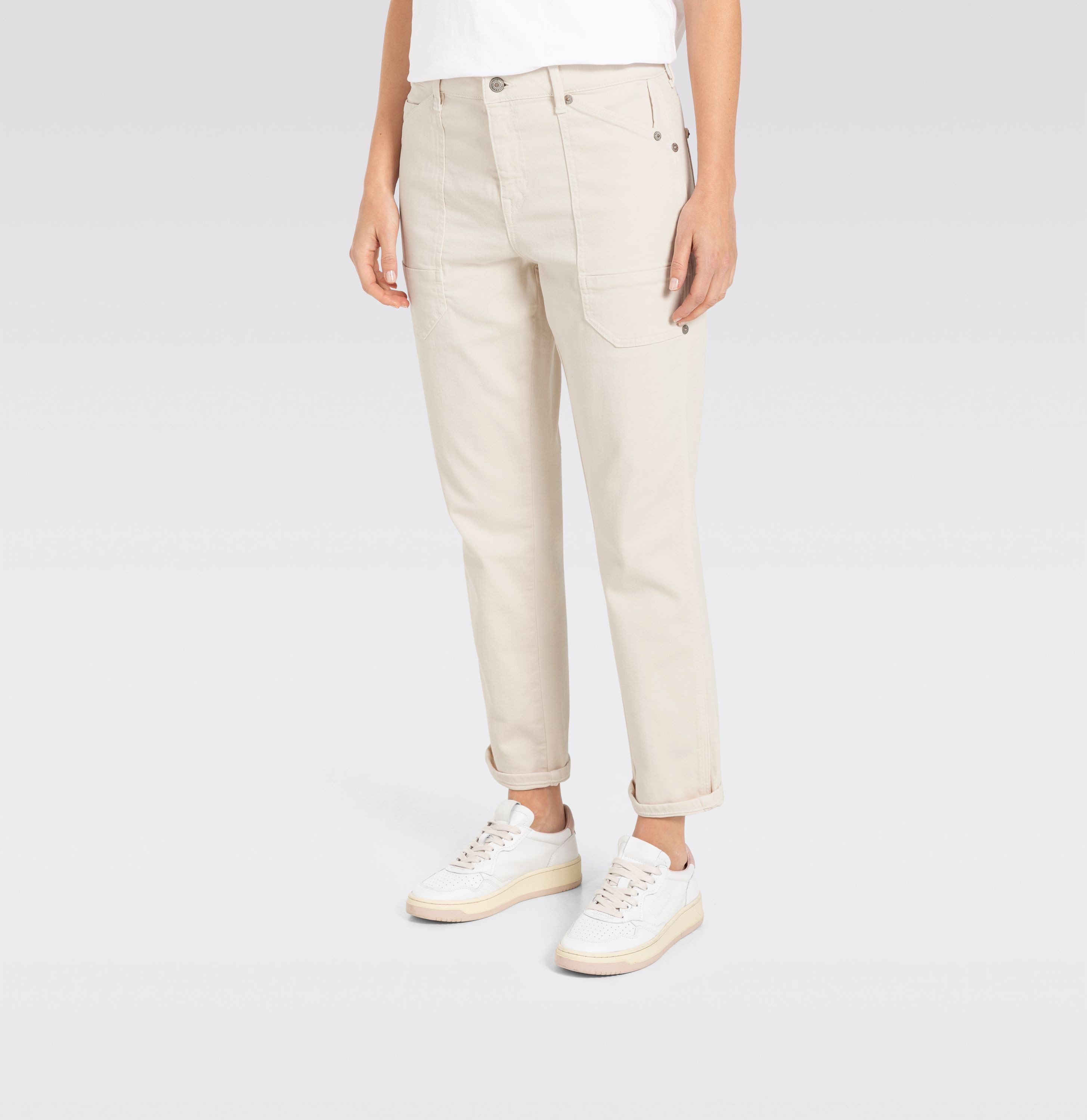 MAC Relax-fit-Jeans MAC JEANS IOWA Baggy Fit Damenjeans Entspannt für einen angenehmen Sitz niedrige Taille hoher Tragekomfort