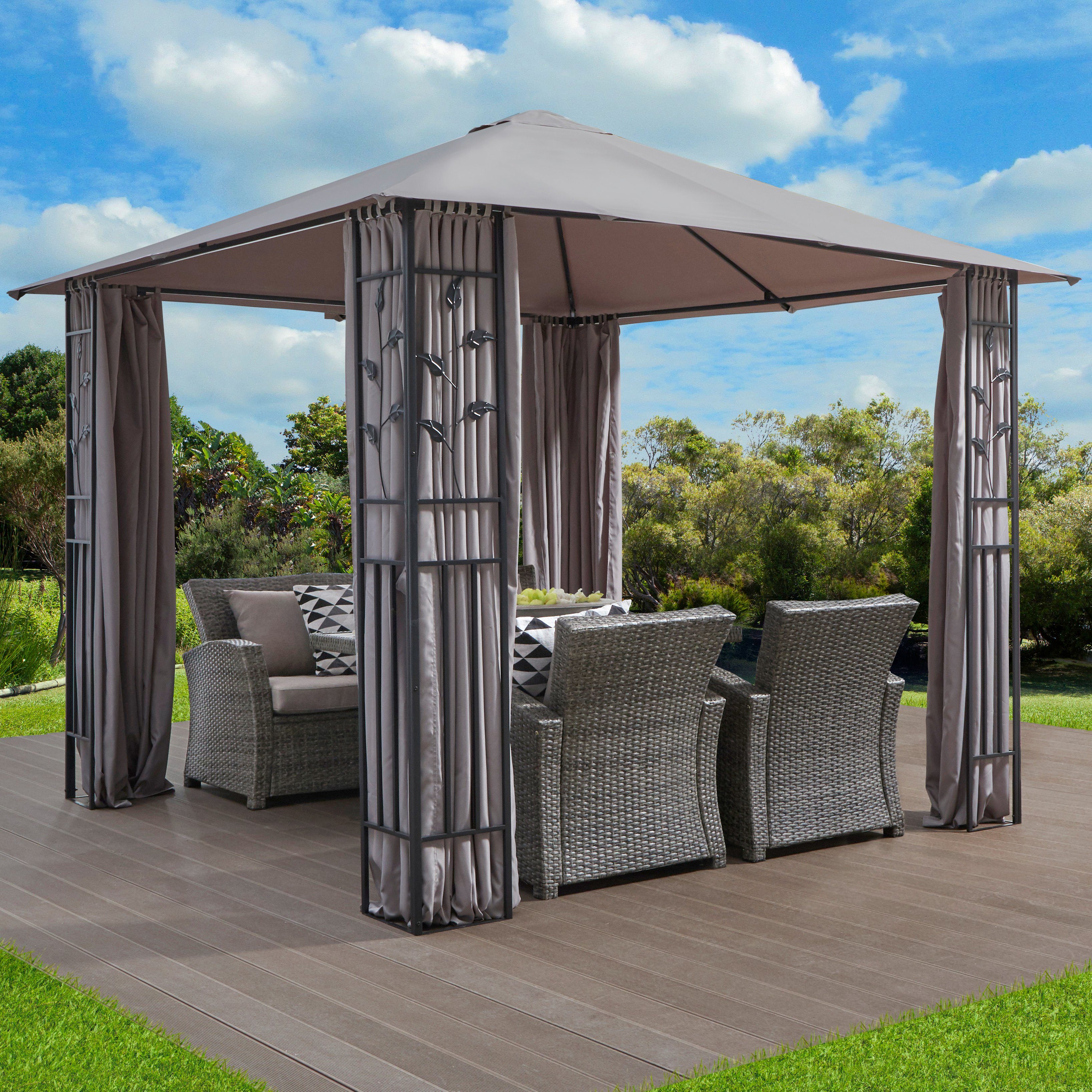 47+ Pavillon Mit Seitenteilen, Pavillons mit seitenwänden im