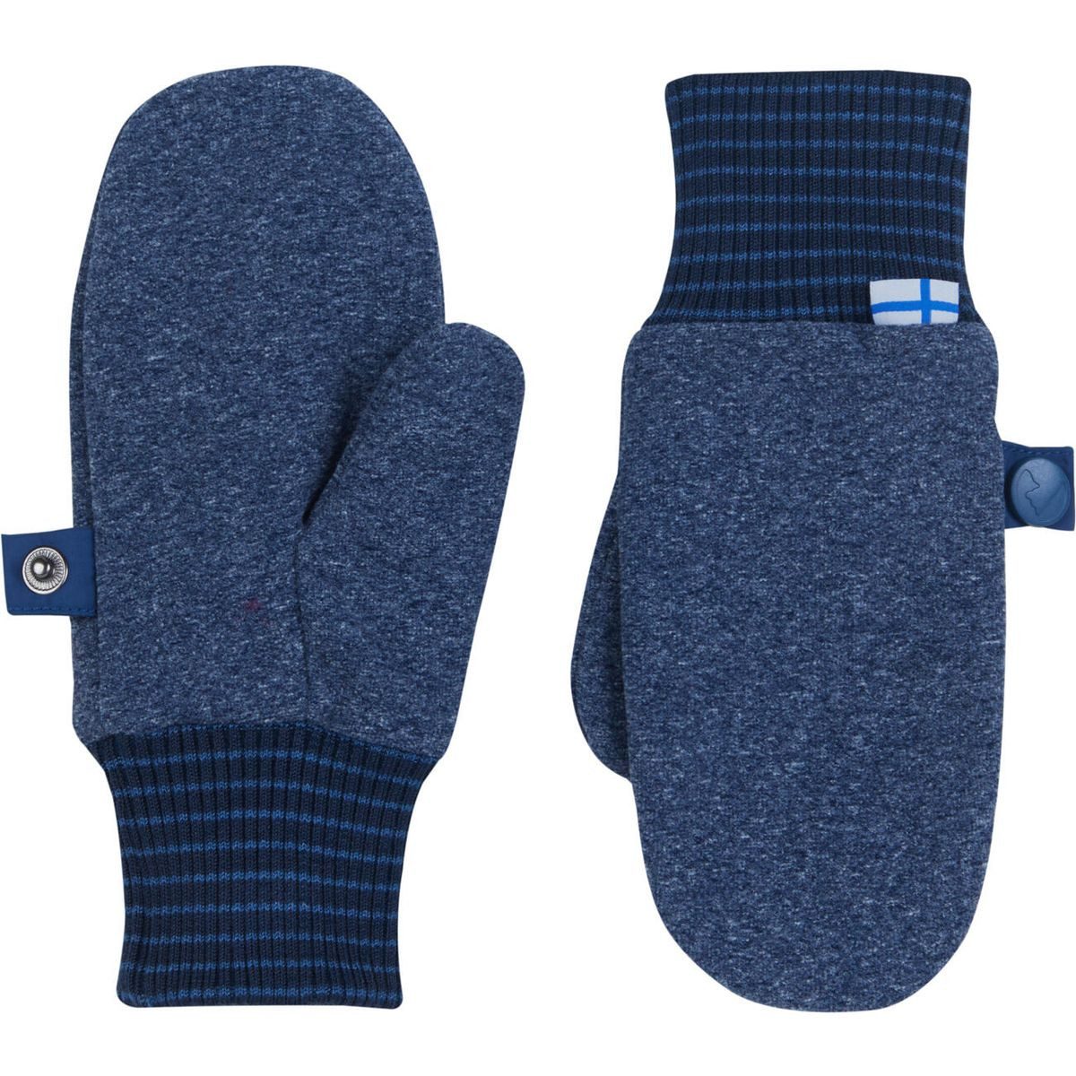 Finkid Fleecehandschuhe Pupujussi Knit Warme, atmungsaktive Fäustlinge aus umweltfreundlichem Strickfleece