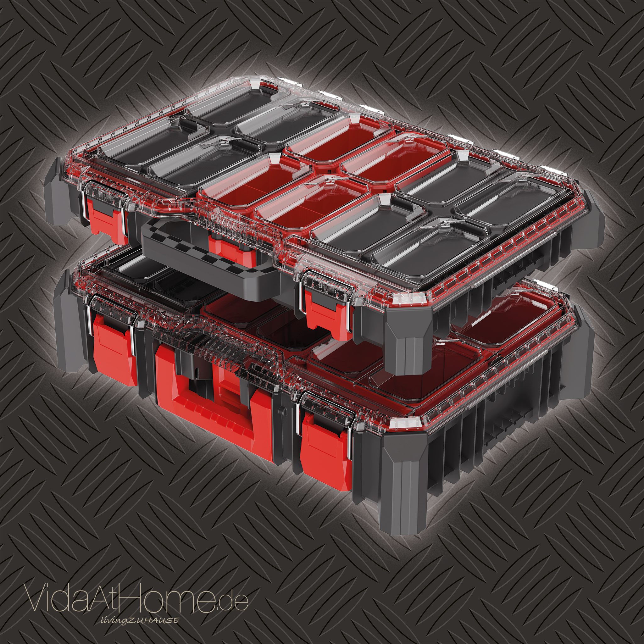 Thumbnail - VidaAtHome.de Werkzeugkoffer original KISTENBERG® Profi-Organizer MSX Organizer Set