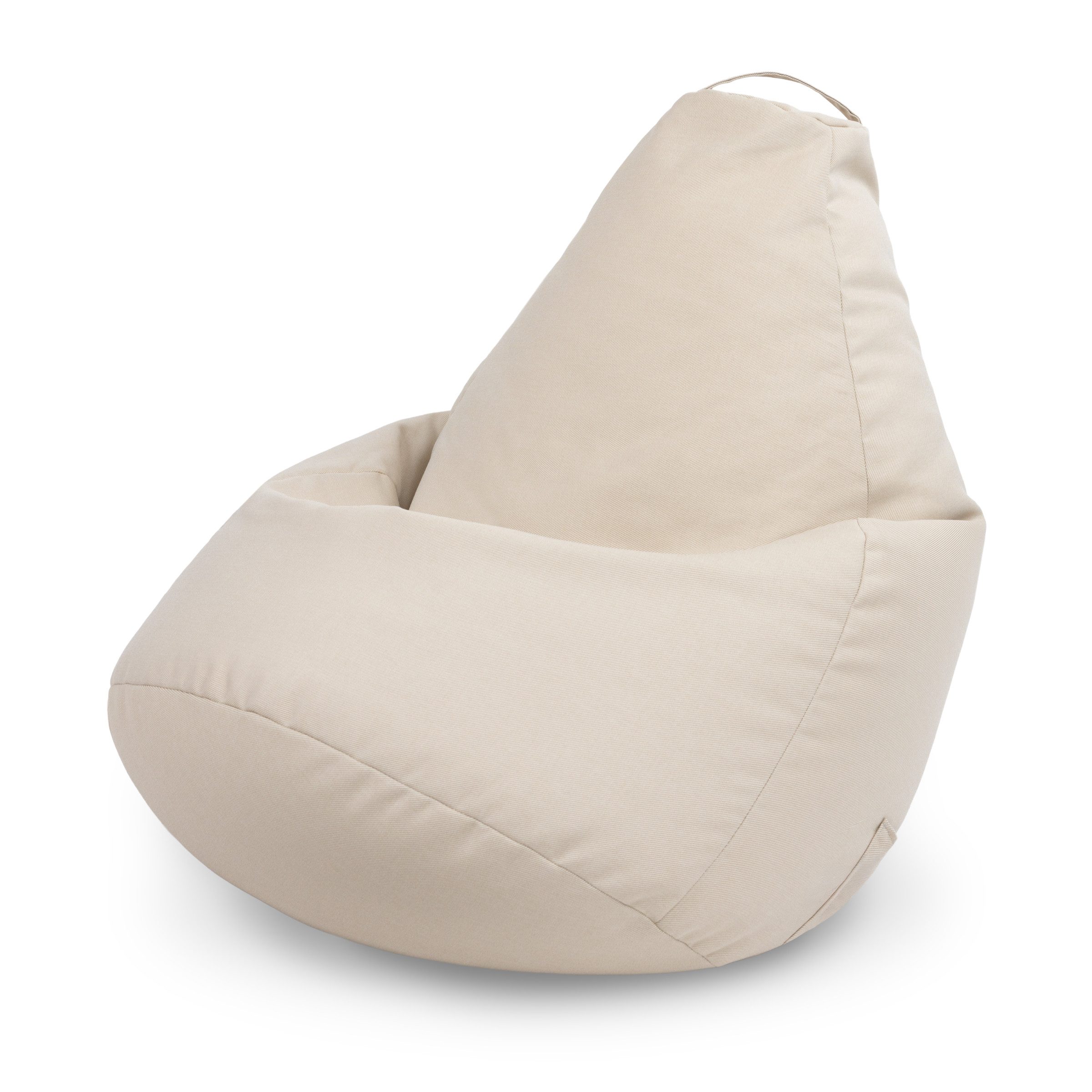 Ehrenkind Sitzsack Outdoor & Indoor in zwei Größen (Kinder-Sitzsack Beige, Vielseitiger Outdoor-Sitzsack für Kinder und Erwachsene), wasserabweisender Stoff, Außenbezug waschbar