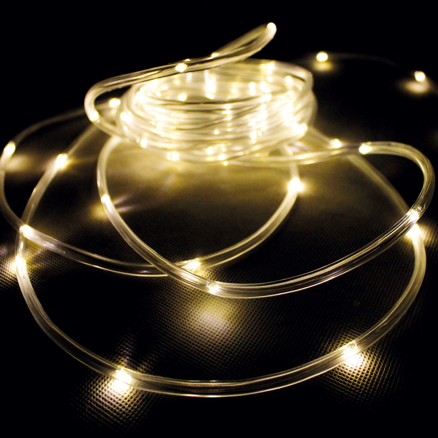 Mojawo LED Stern Solar 75 LED Lichterschlauch Erdspieß warmweiss Innen & Au günstig online kaufen