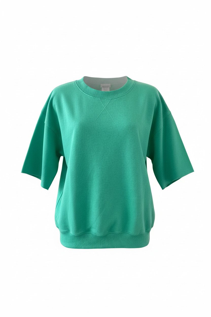 Zuckerwatte Sweatshirt mit Rundhalsausschnitt