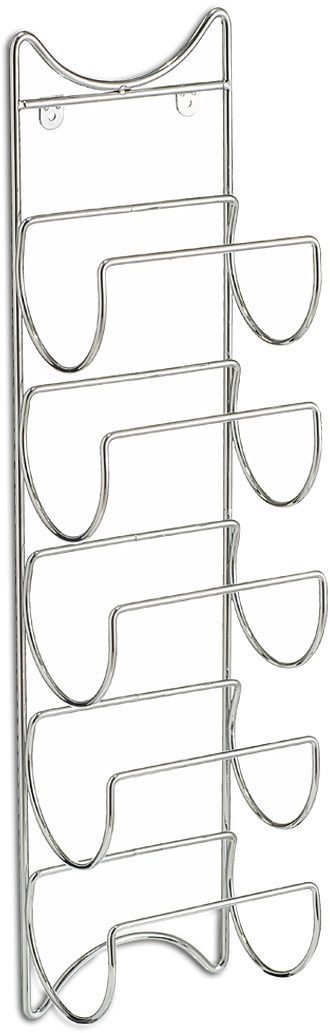 Zeller Present Flaschenregal, Set 2-tlg., aus hochwertig verchromtem Metall gefertigt