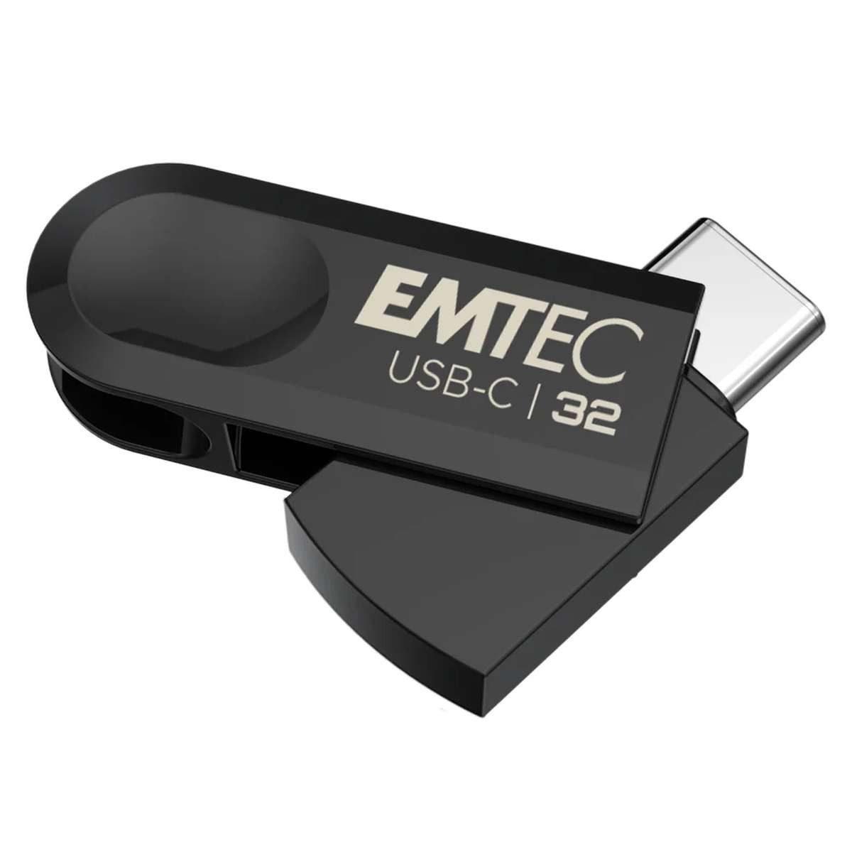 EMTEC Emtec C280 USB-Stick 32 GB USB Typ-C 3.2 Gen 1 (3.1 Gen 1) Schwarz USB-Stick