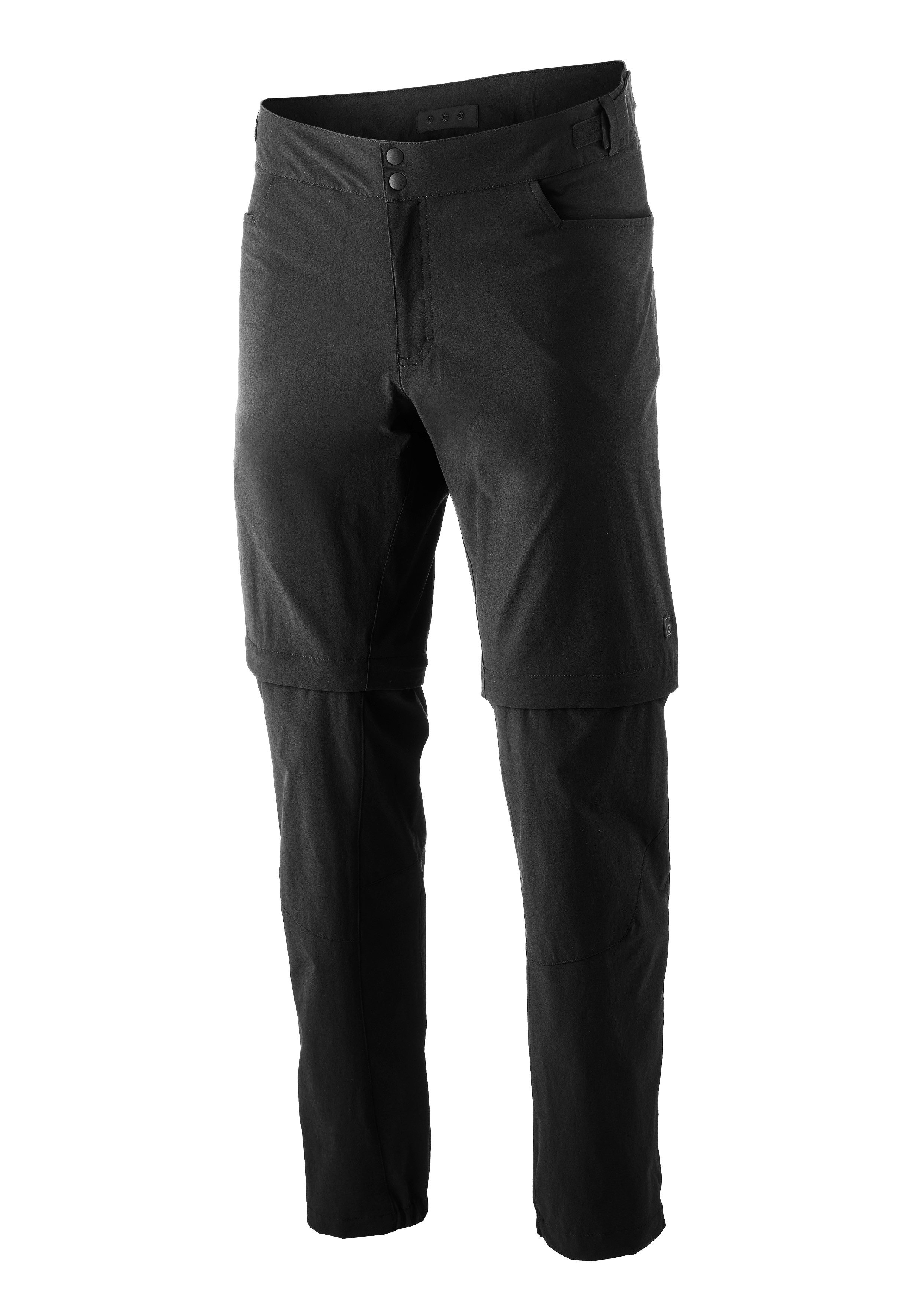 Gonso Fahrradhose Adventure Pants Zip Off M Herren Zip-Off Radhose mit Sitzpolster, Hose zur Shorts abzippbar