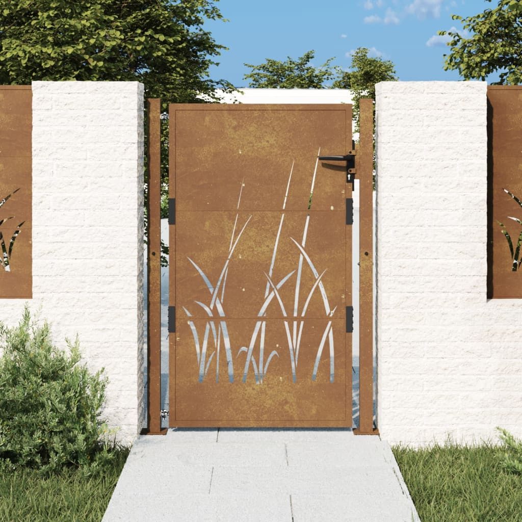 vidaXL Gartentor, Gartentor 105x155 cm Cortenstahl günstig online kaufen