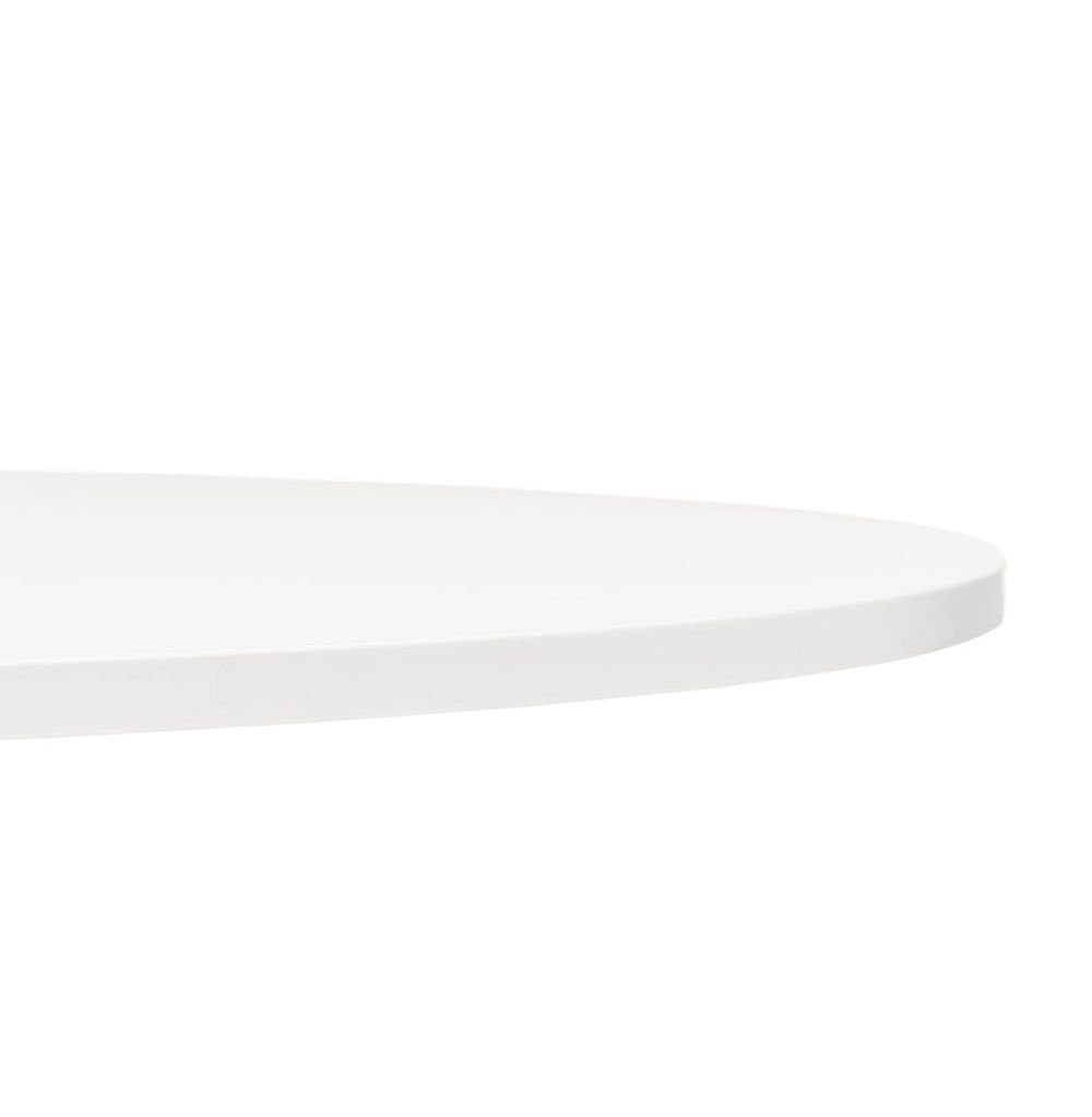 CLOVER Rund (white) DESIGN Weiss KADIMA x 45 Beistelltisch 90 x Weiß 90 Holz